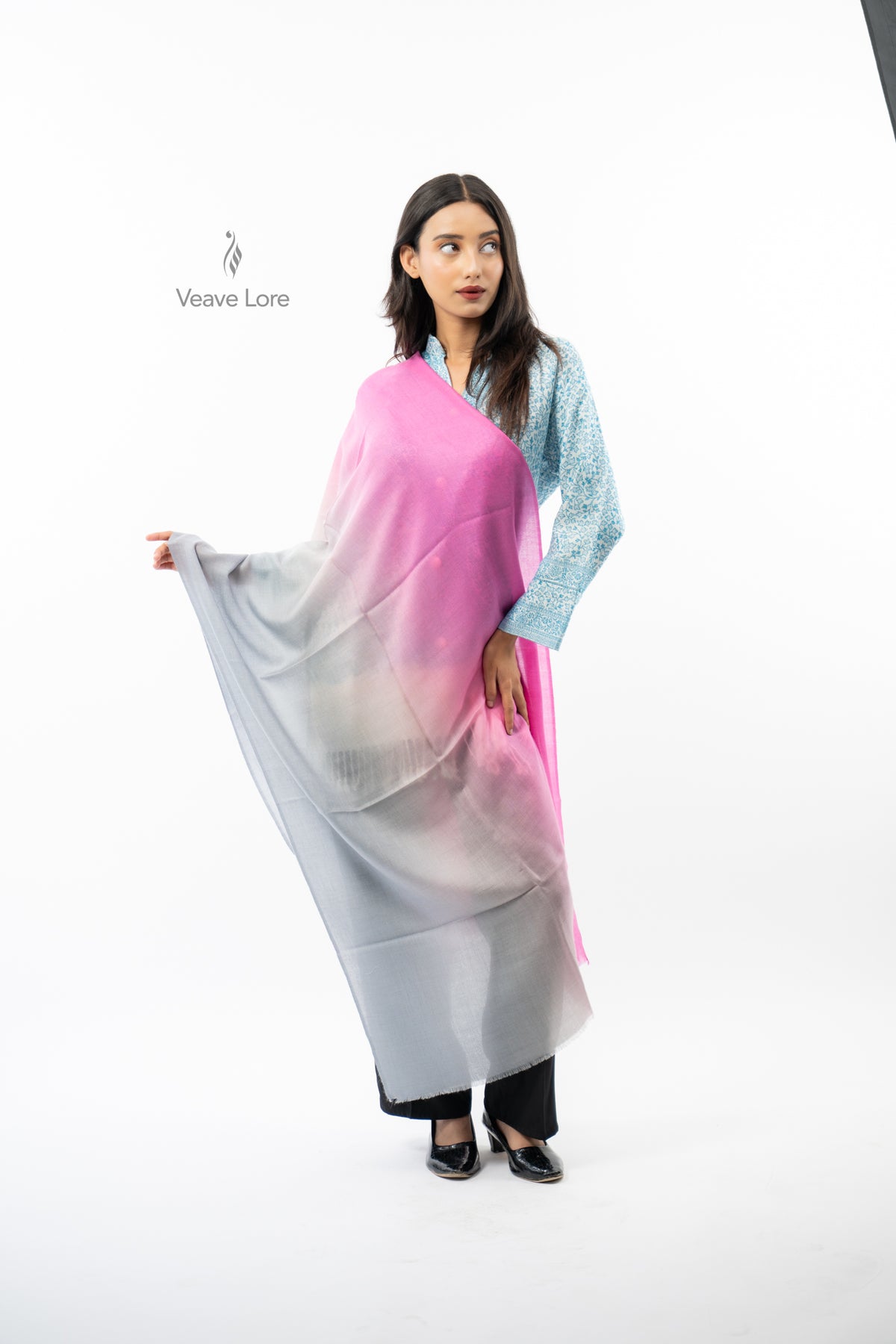 Roseblush Cloudfade Pashmina Stole