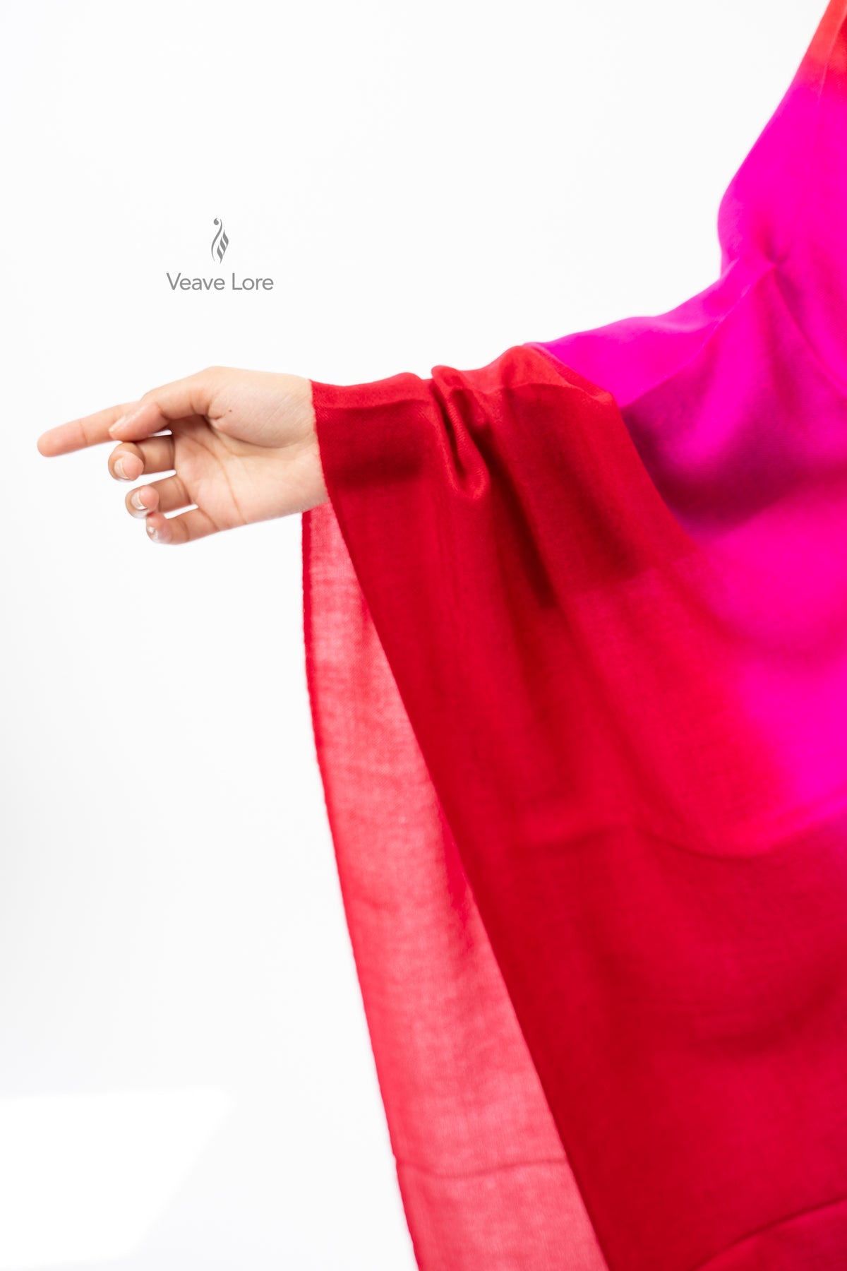 Scarletblaze Magentafade Pashmina Stole