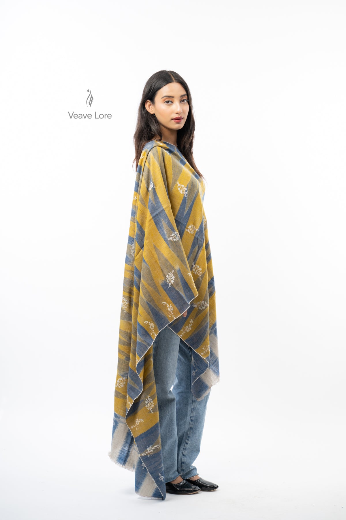 Citrine Sprig Pashmina Stole