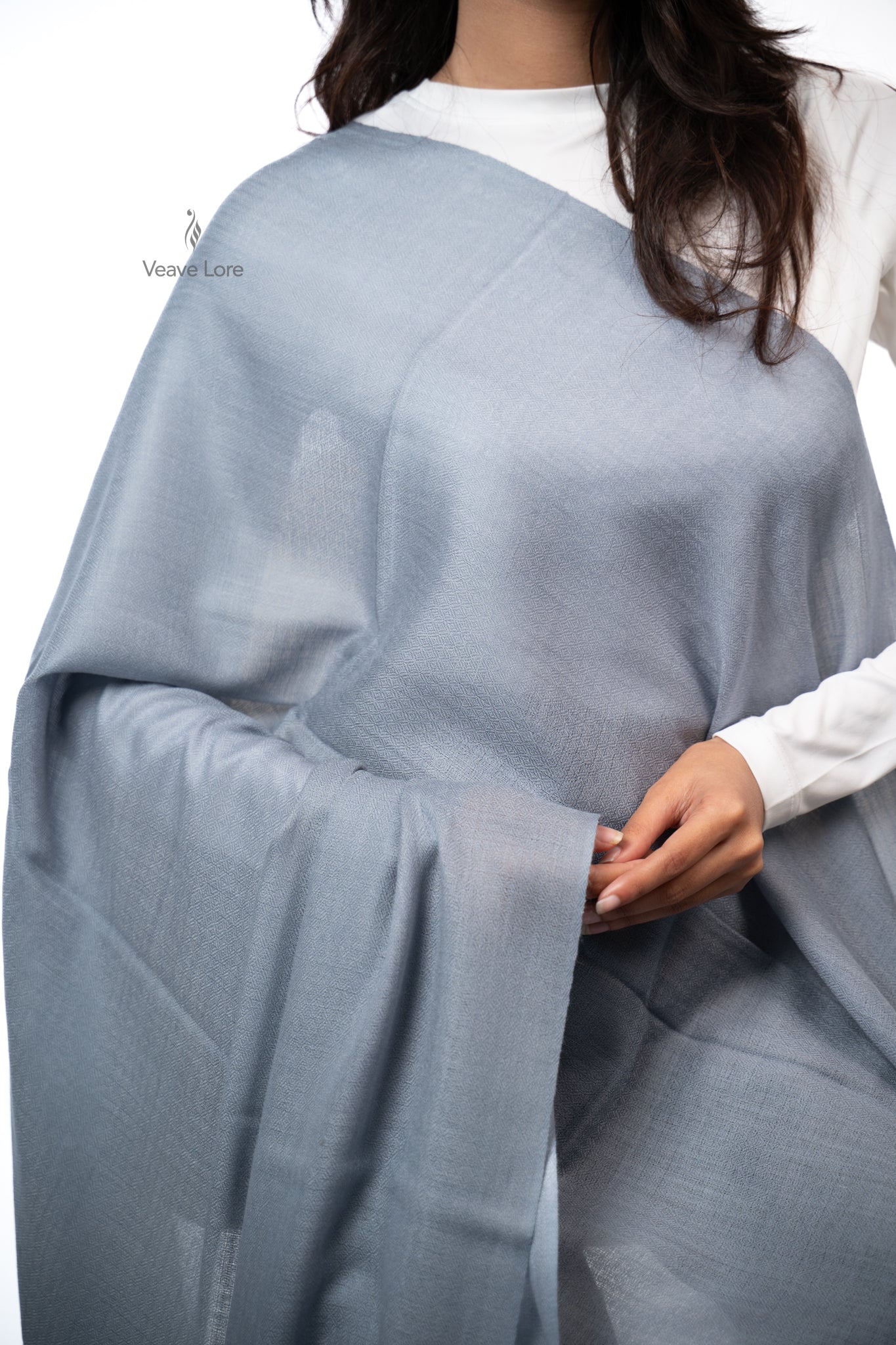 Dhund Dove Fine Wool Shawl