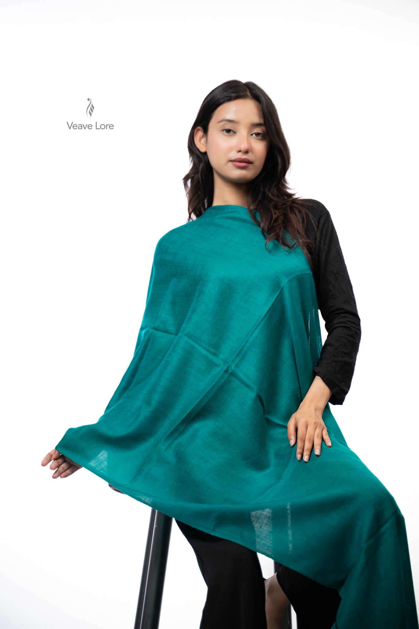 Rangeen Palette Fine Wool Shawl