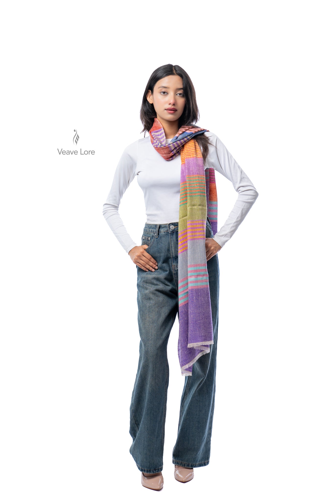 Carnival Weave Pashmina Stole