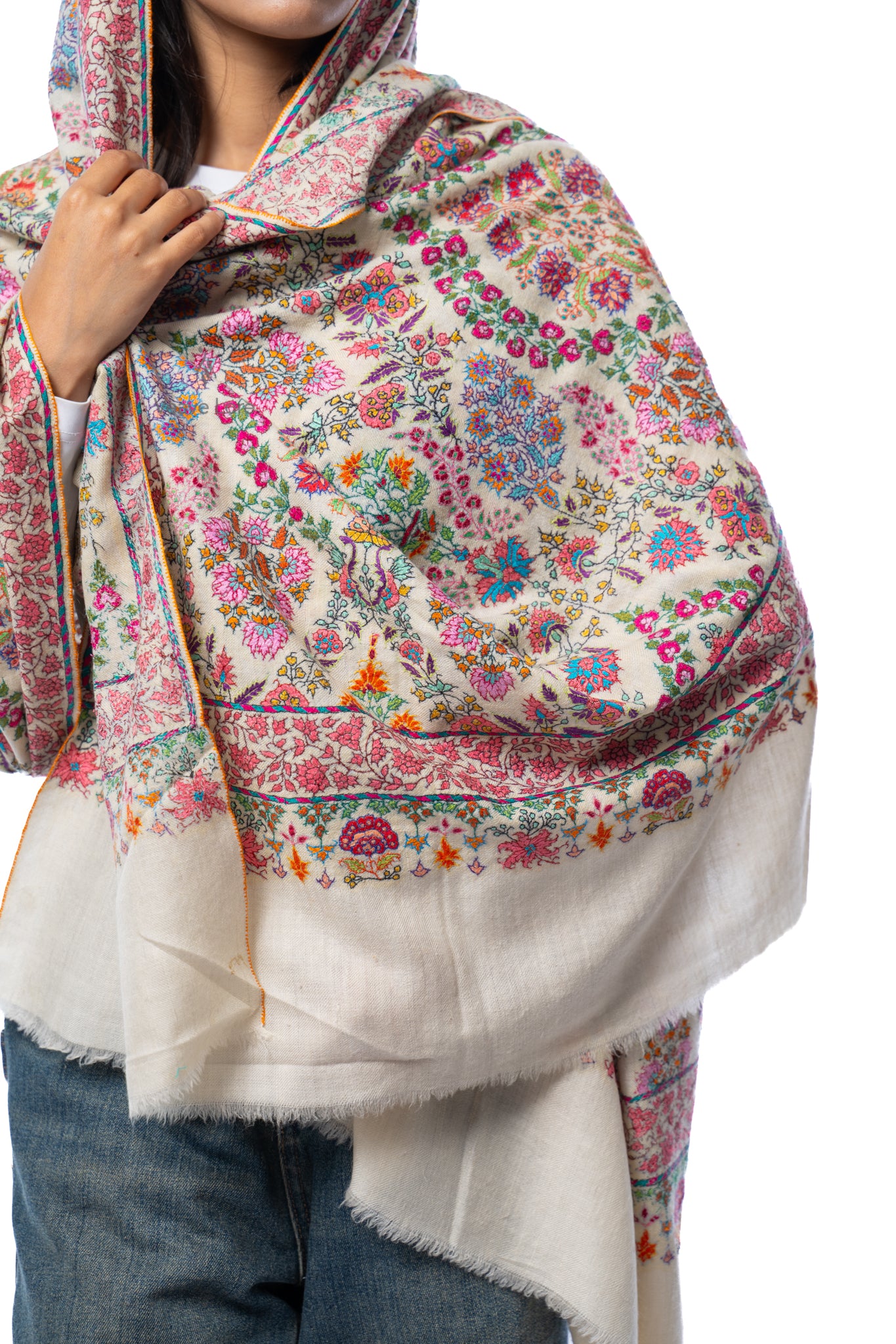 Chaman Canvas Pashmina Shawl