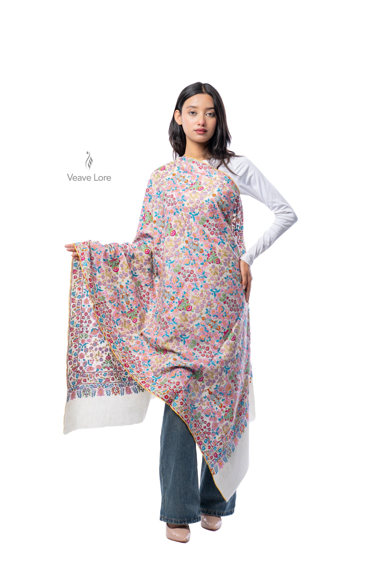 Gulshan Breeze Pashmina Shawl