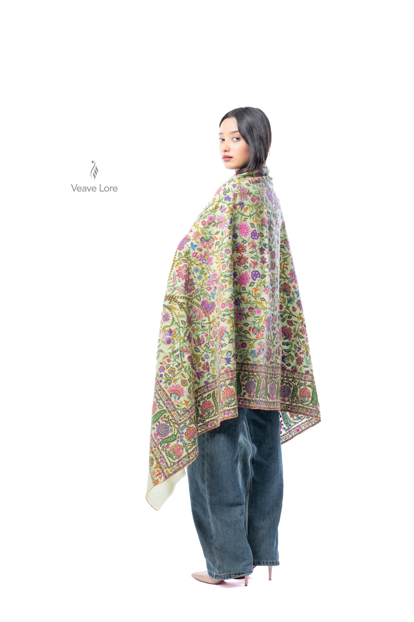 Pista Vale Pashmina Shawl
