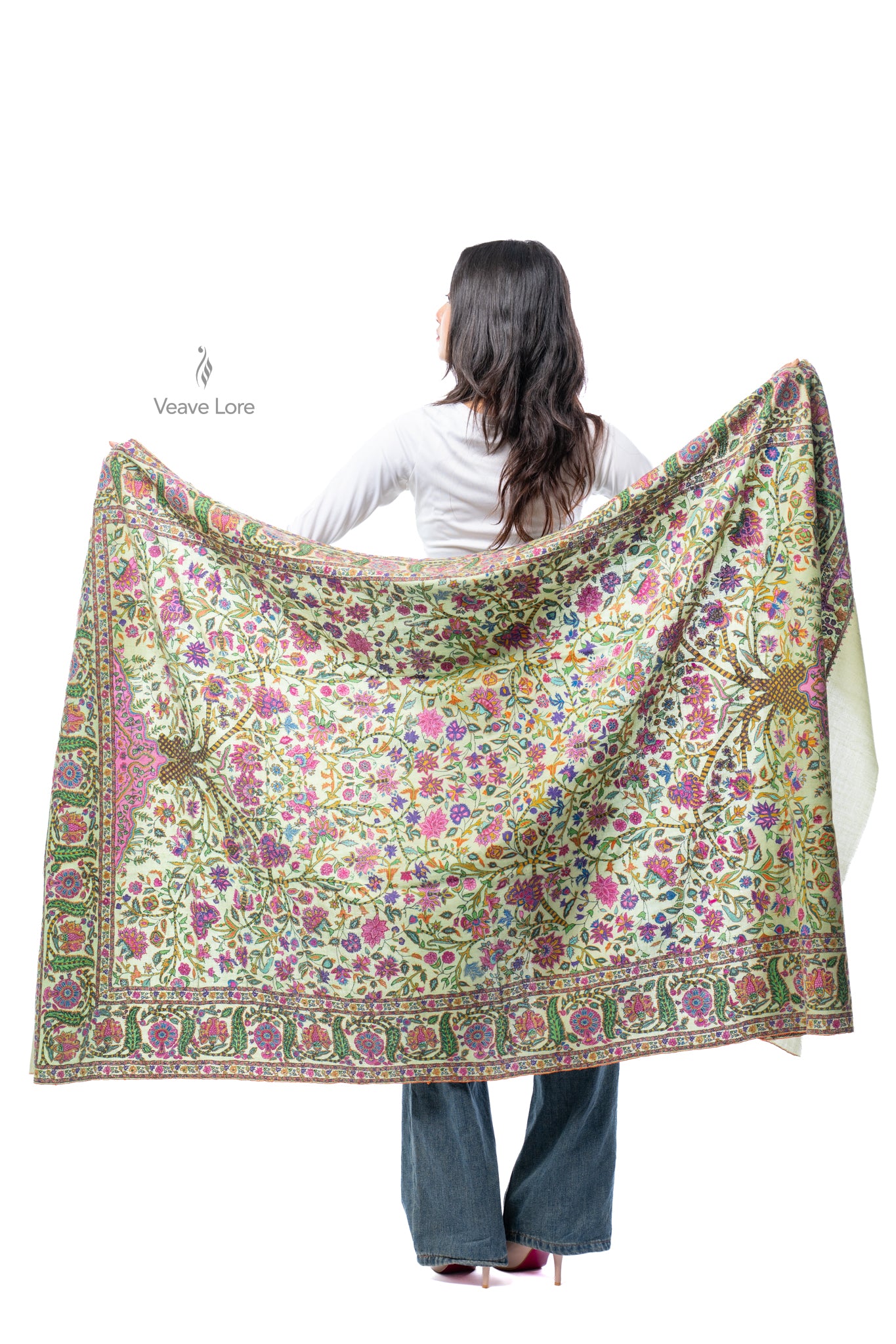 Pista Vale Pashmina Shawl