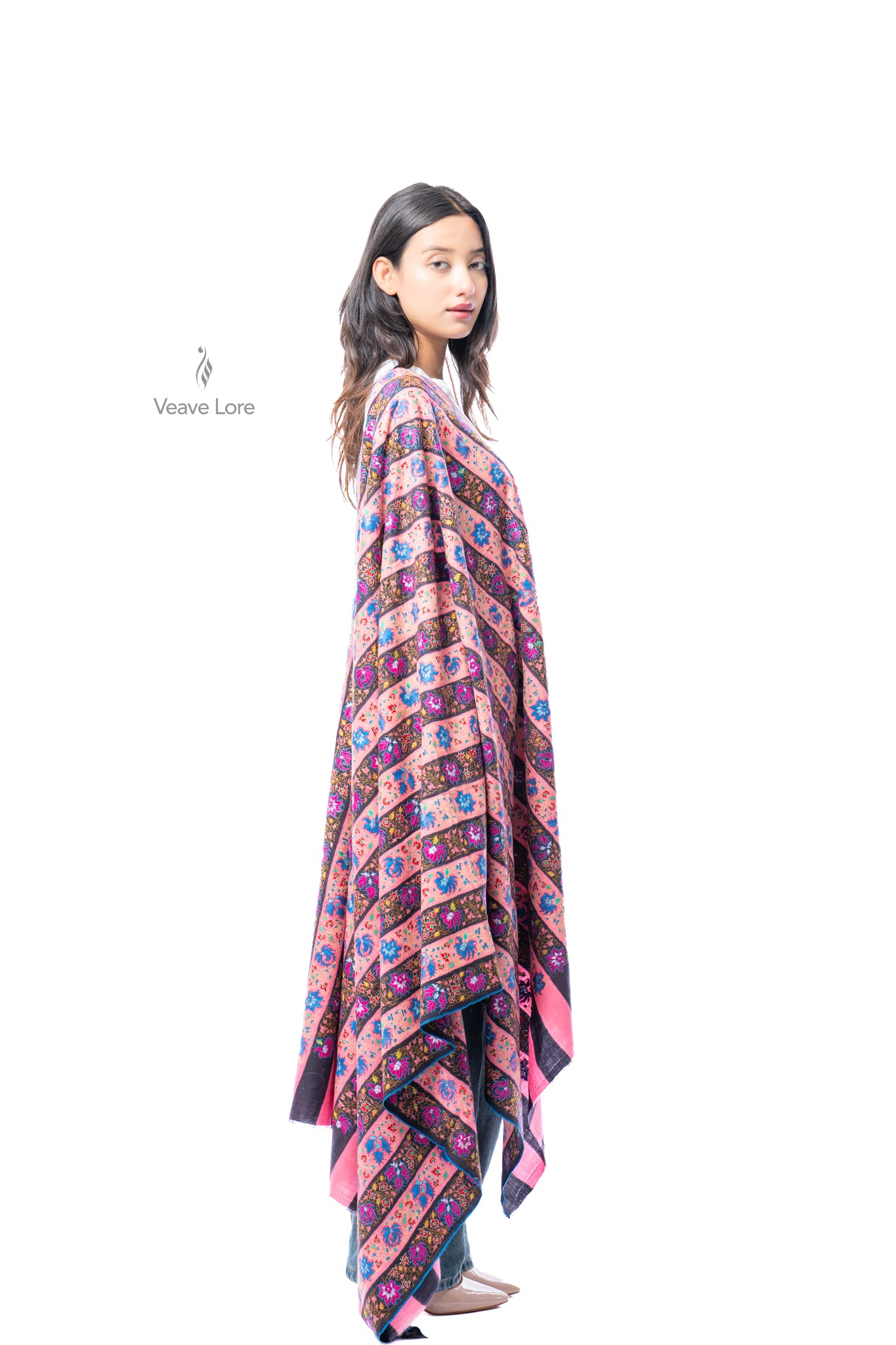 Shireen Ribbon Pashmina Shawl