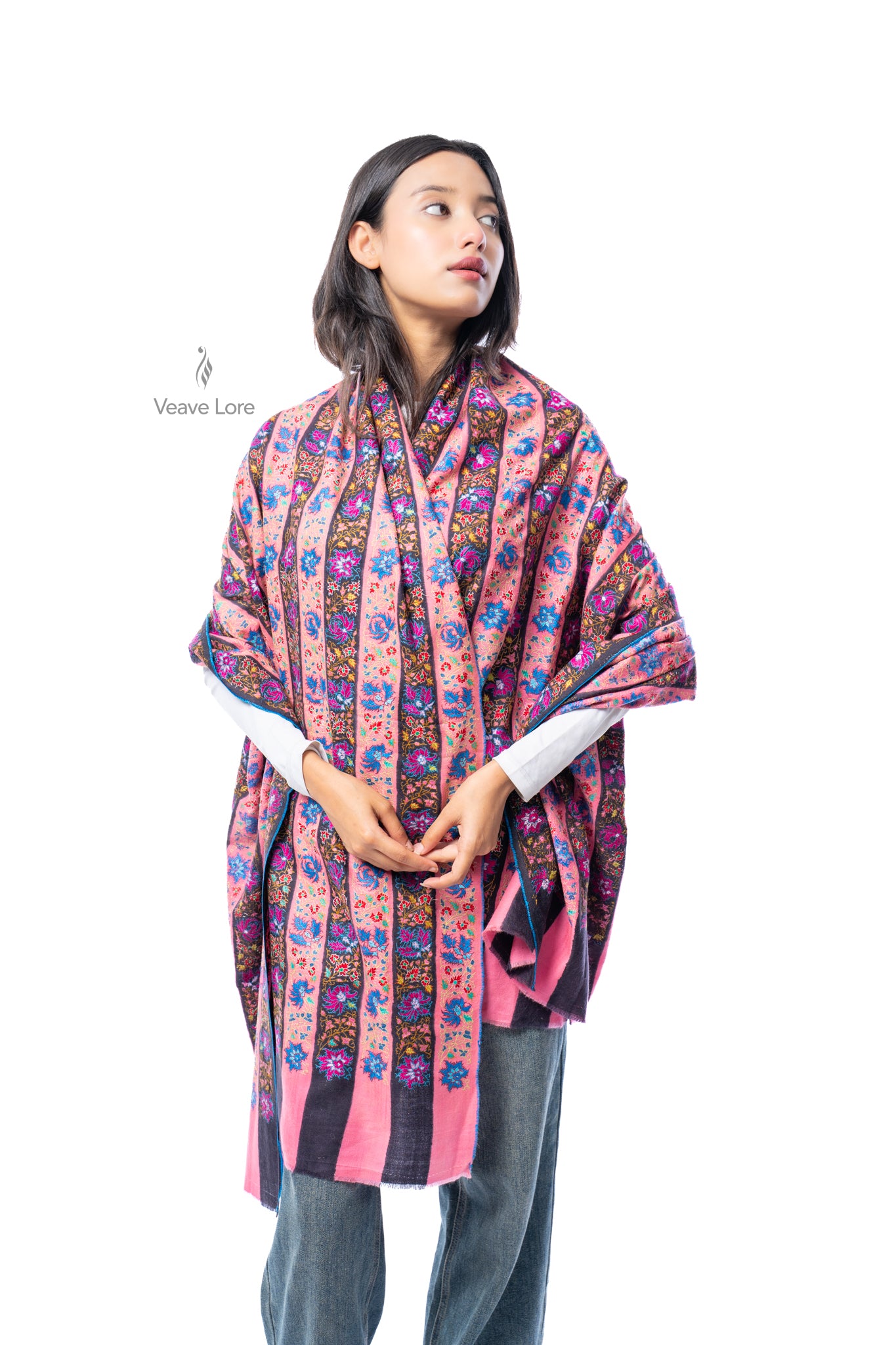 Shireen Ribbon Pashmina Shawl