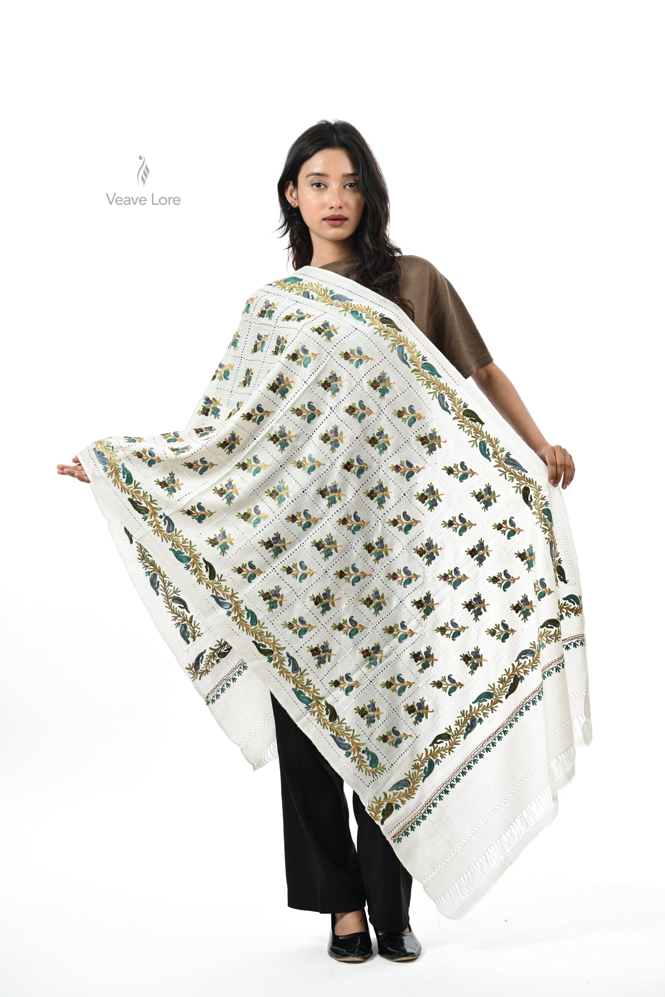 Wildflower ARI Fine Wool Stole