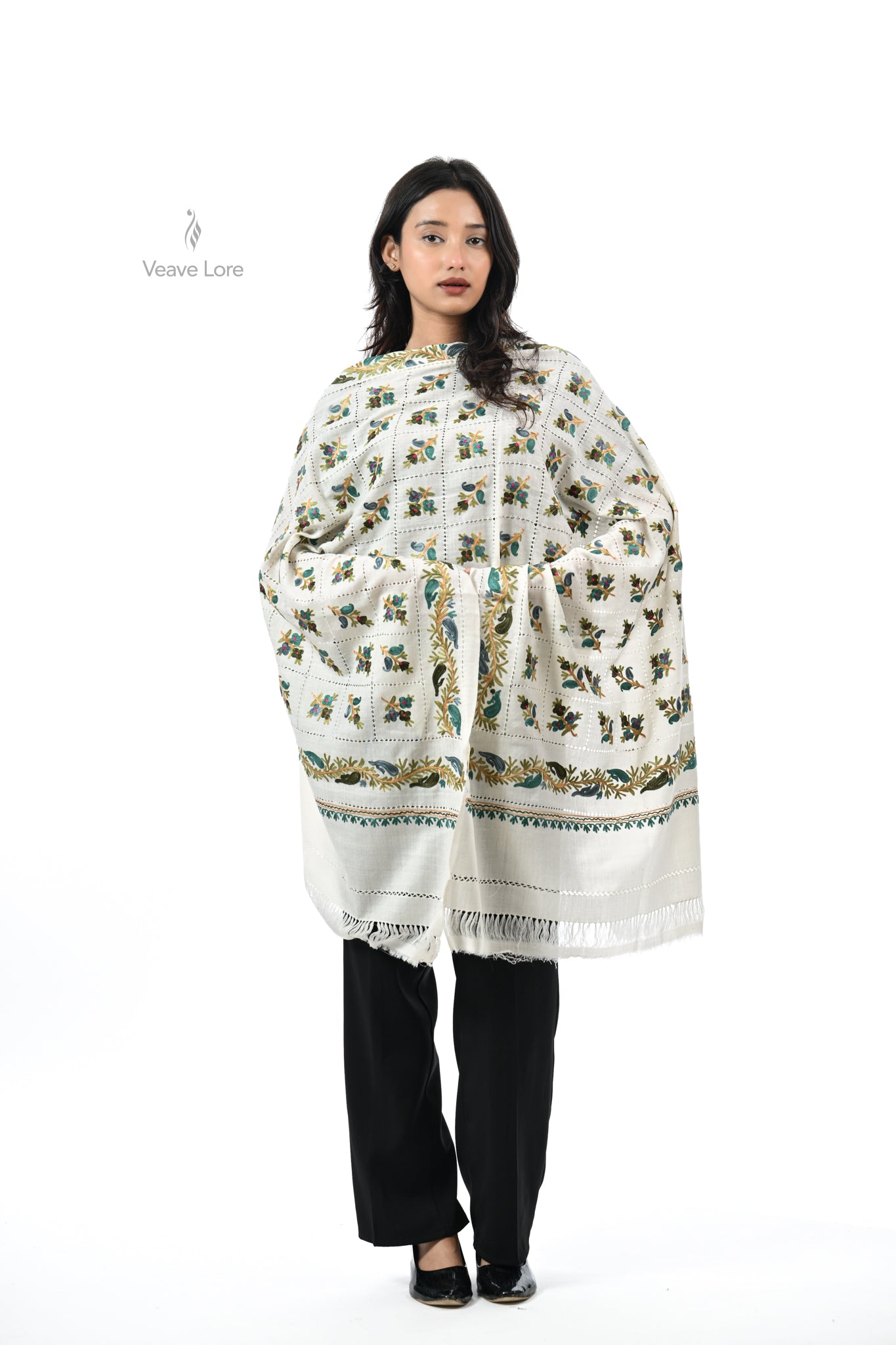 Wildflower ARI Fine Wool Stole