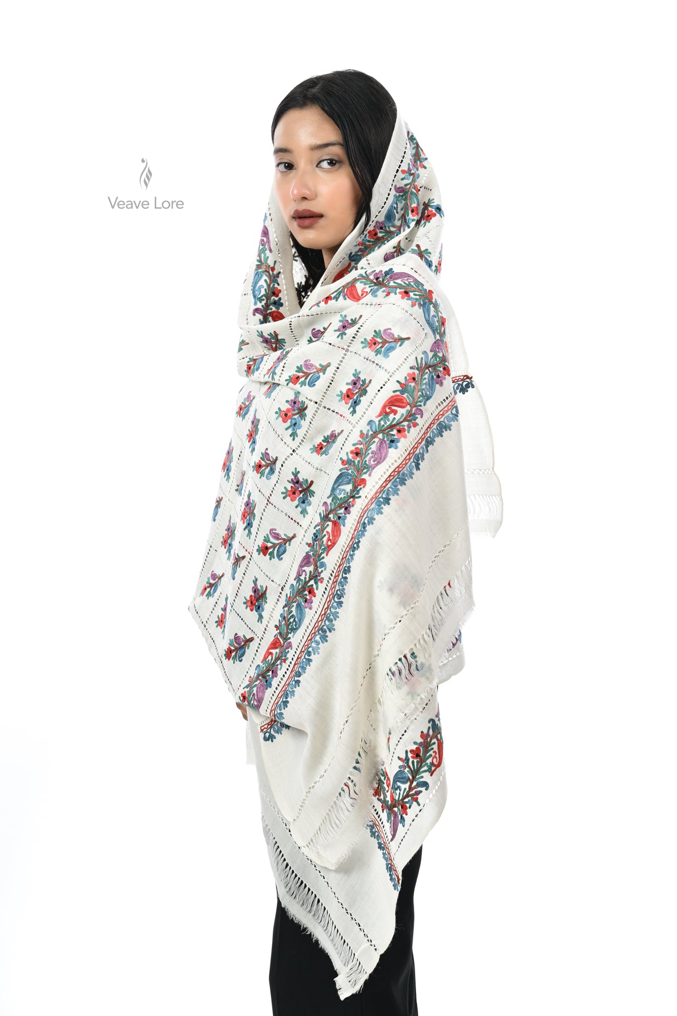 Wildflower ARI Fine Wool Stole
