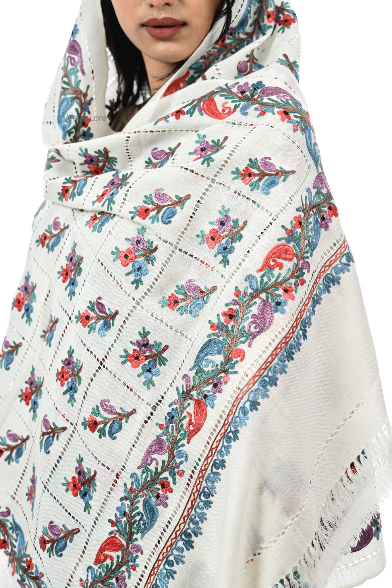 Wildflower ARI Fine Wool Stole