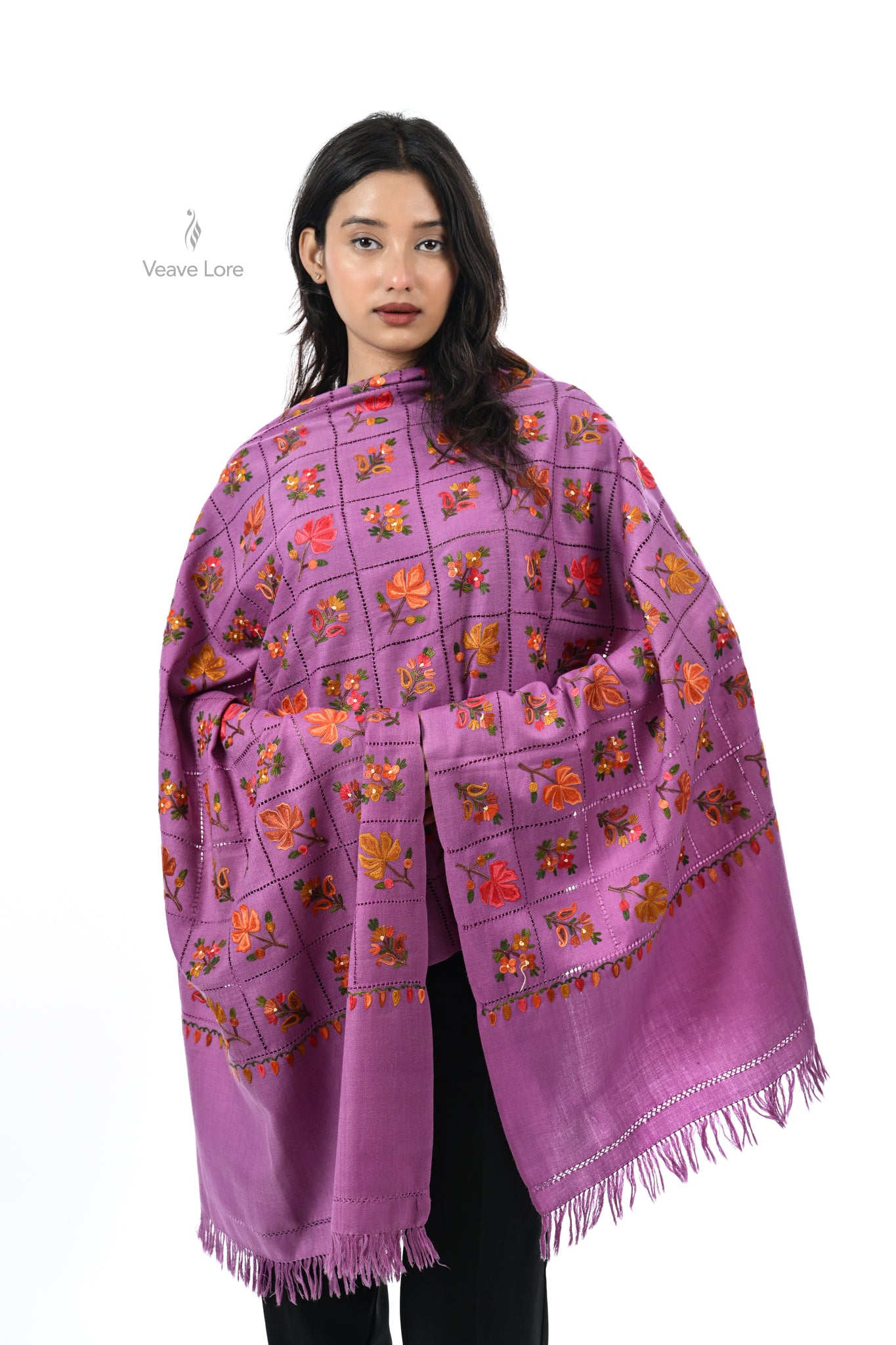 Wildflower ARI Fine Wool Stole