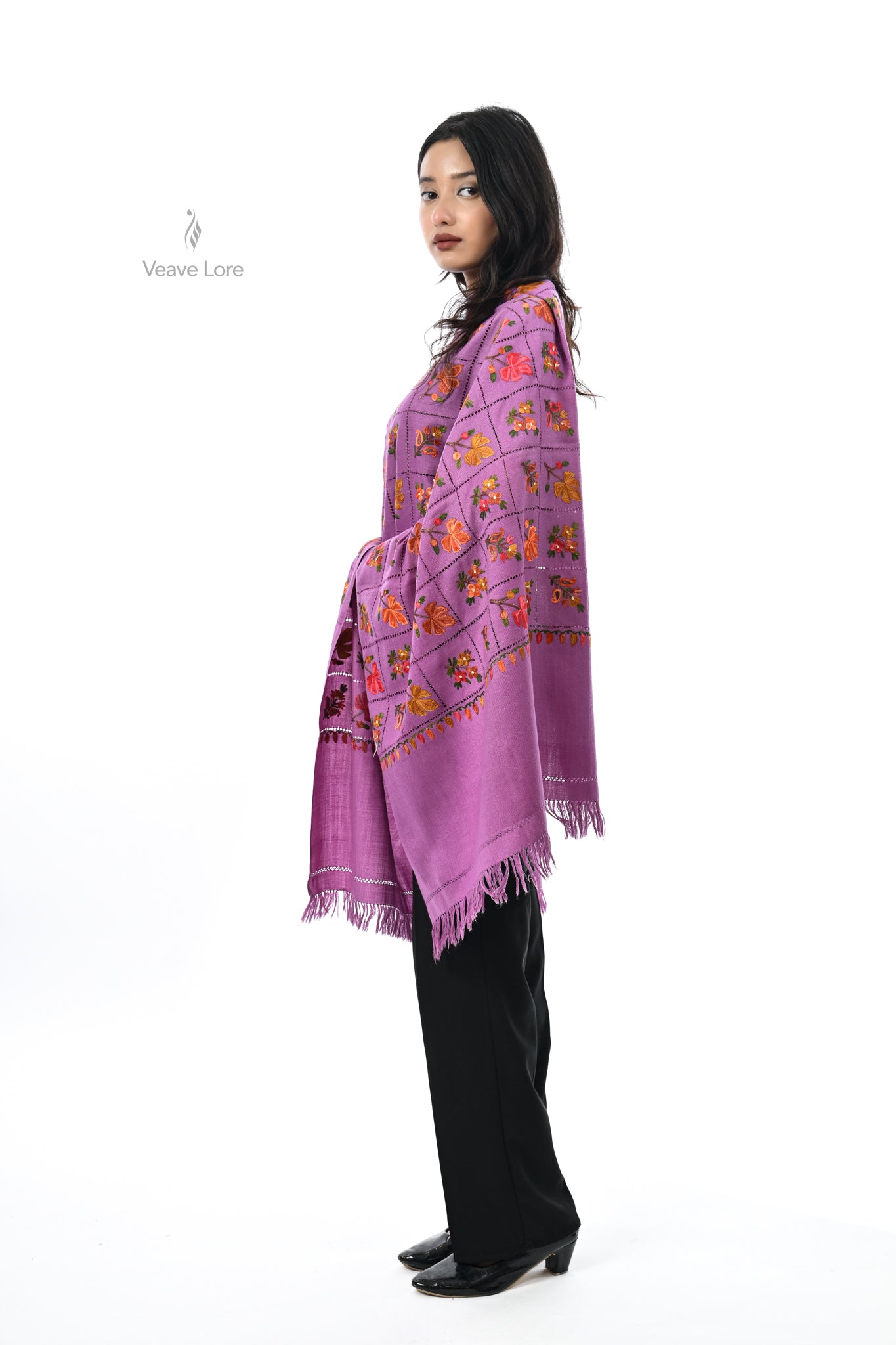Wildflower ARI Fine Wool Stole