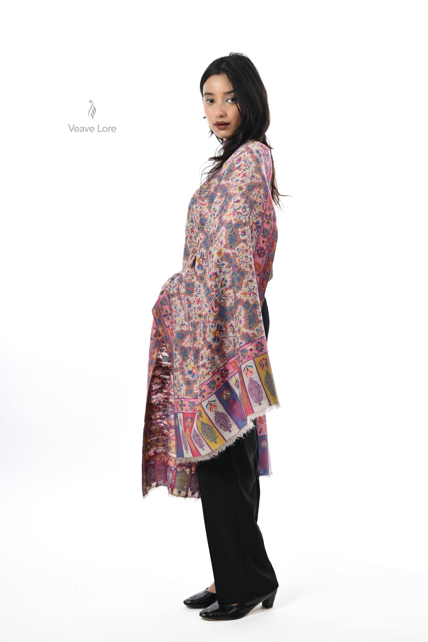 Kani Woven Fine Wool Stole