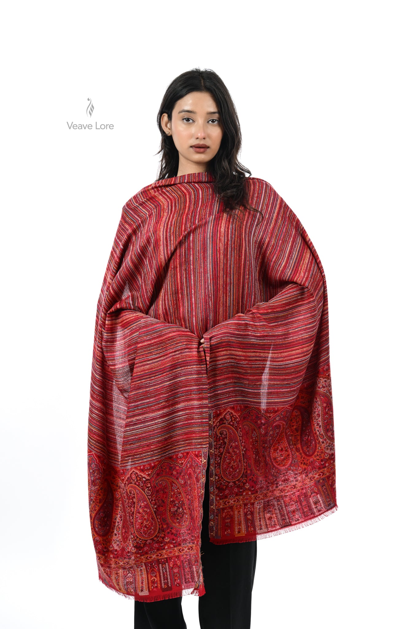 Kani Woven Fine Wool Stole