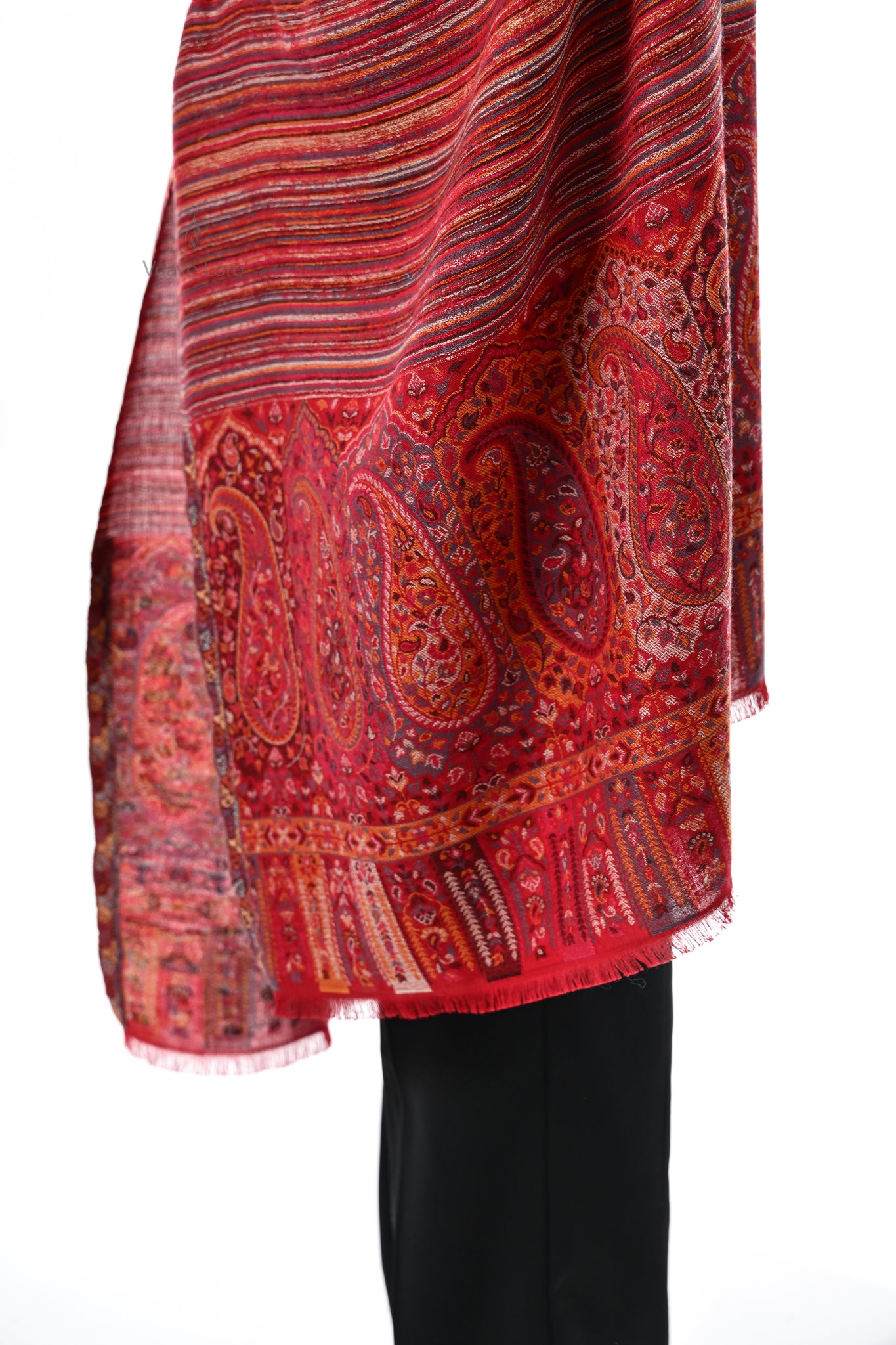 Kani Woven Fine Wool Stole
