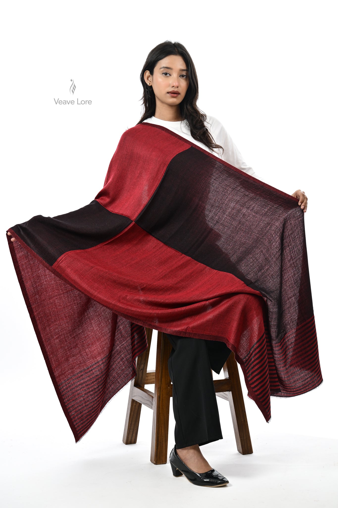 Ombre Fine Wool Stole