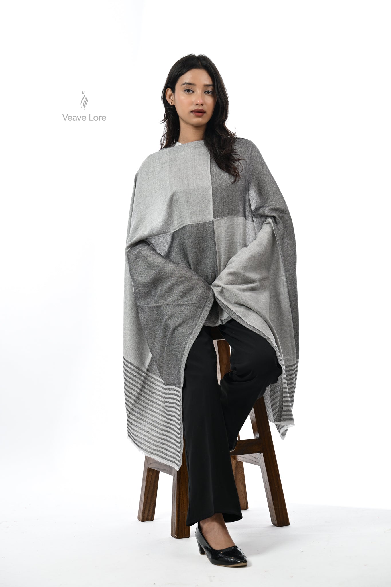 Ombre Fine Wool Stole