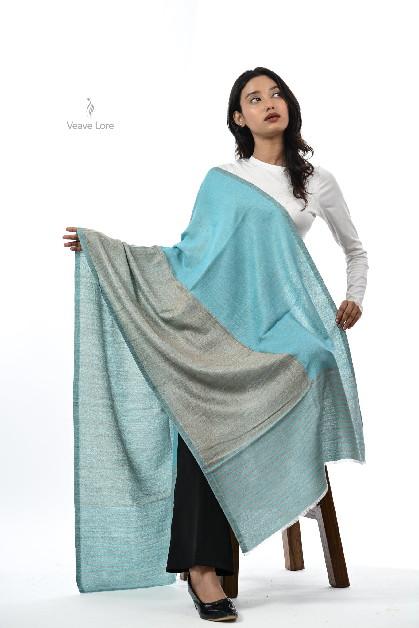 Ombre Fine Wool Stole