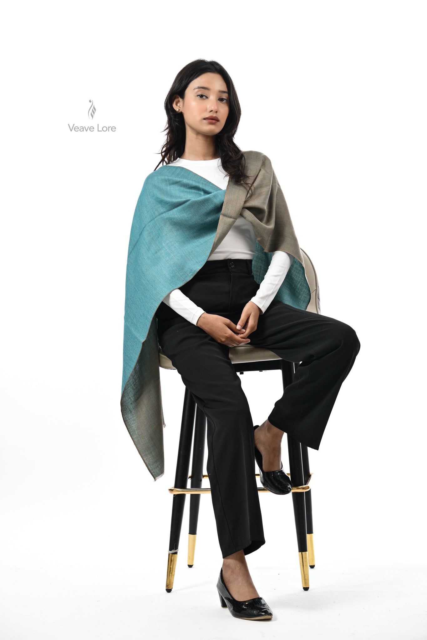 Noor-e-Rang Fine Wool Scarf