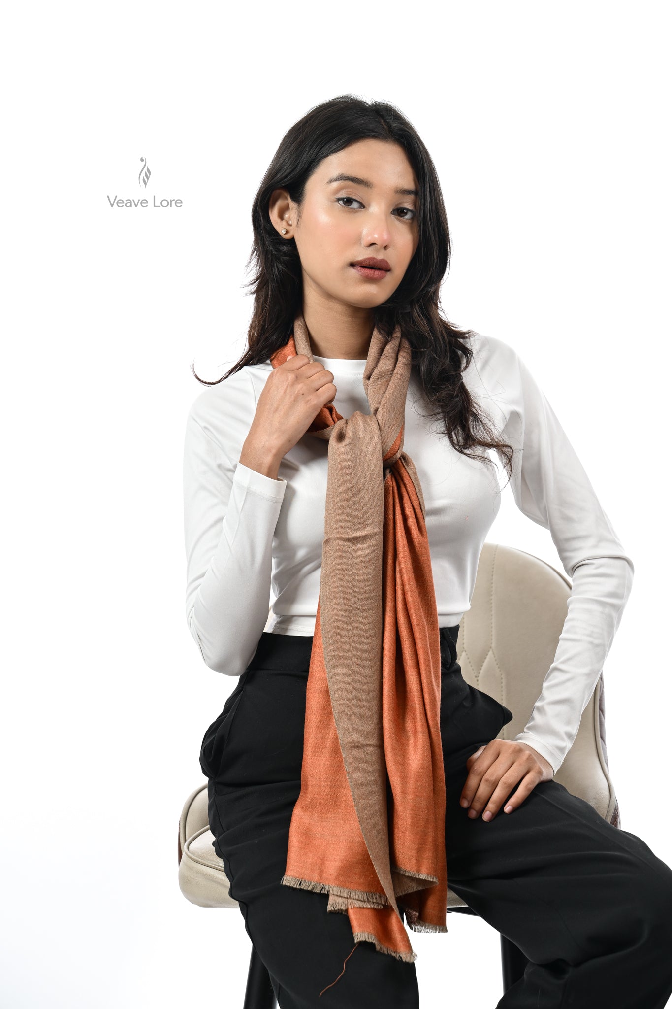 Ruh-e-Rang Fine Wool Scarf
