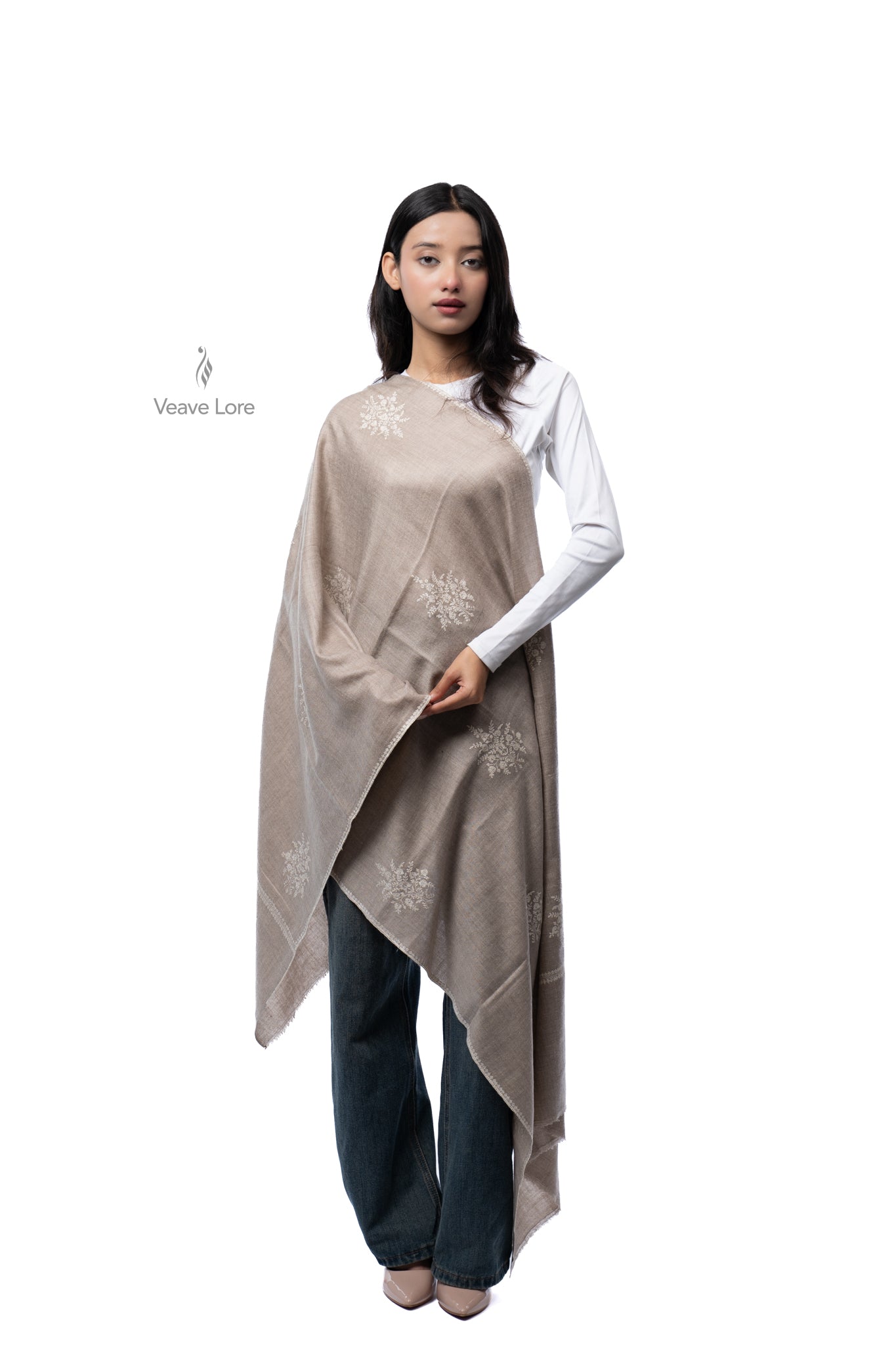 Almond Sprig Pashmina Stole