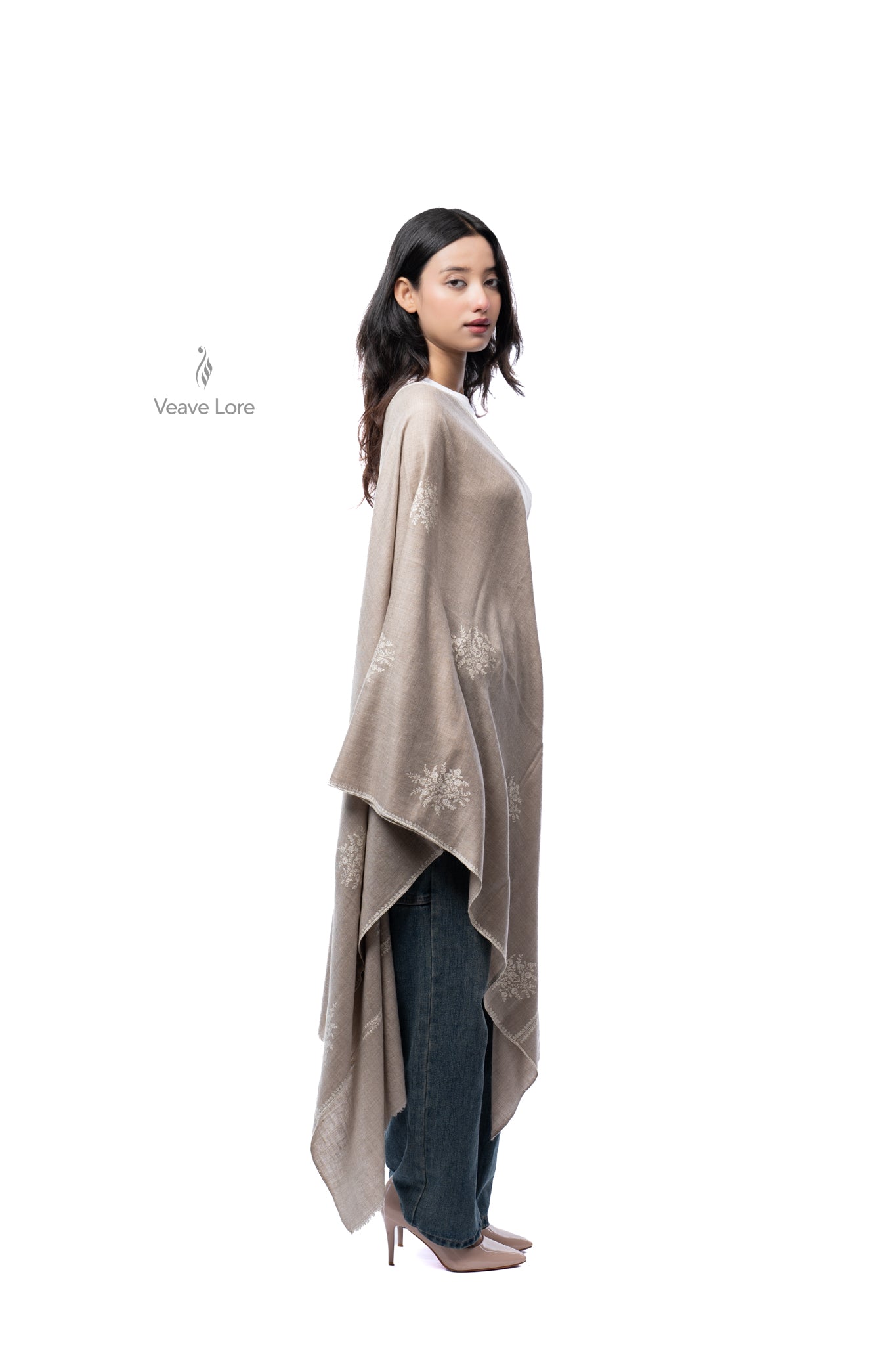 Almond Sprig Pashmina Stole