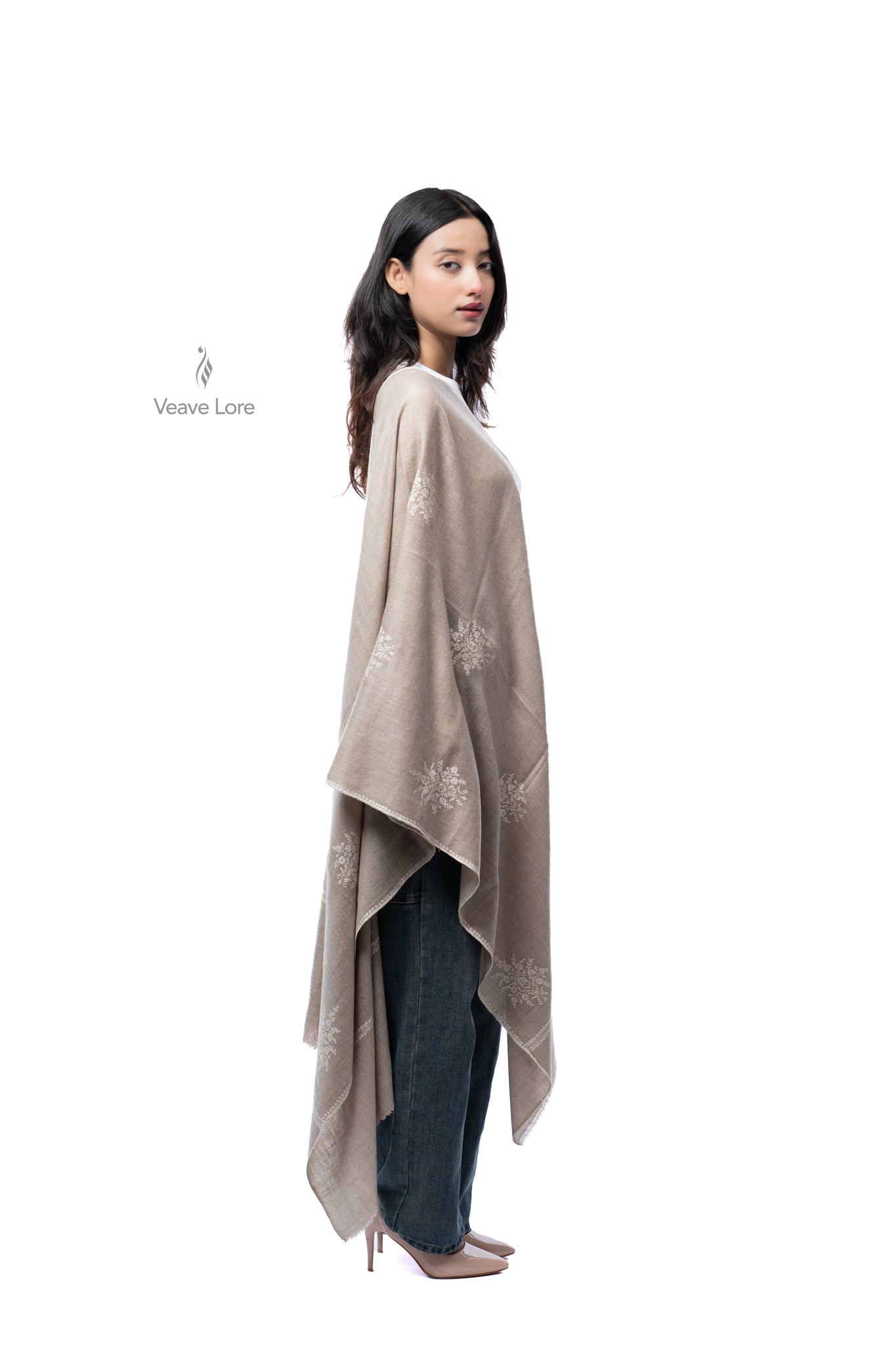 Almond Sprig Pashmina Stole
