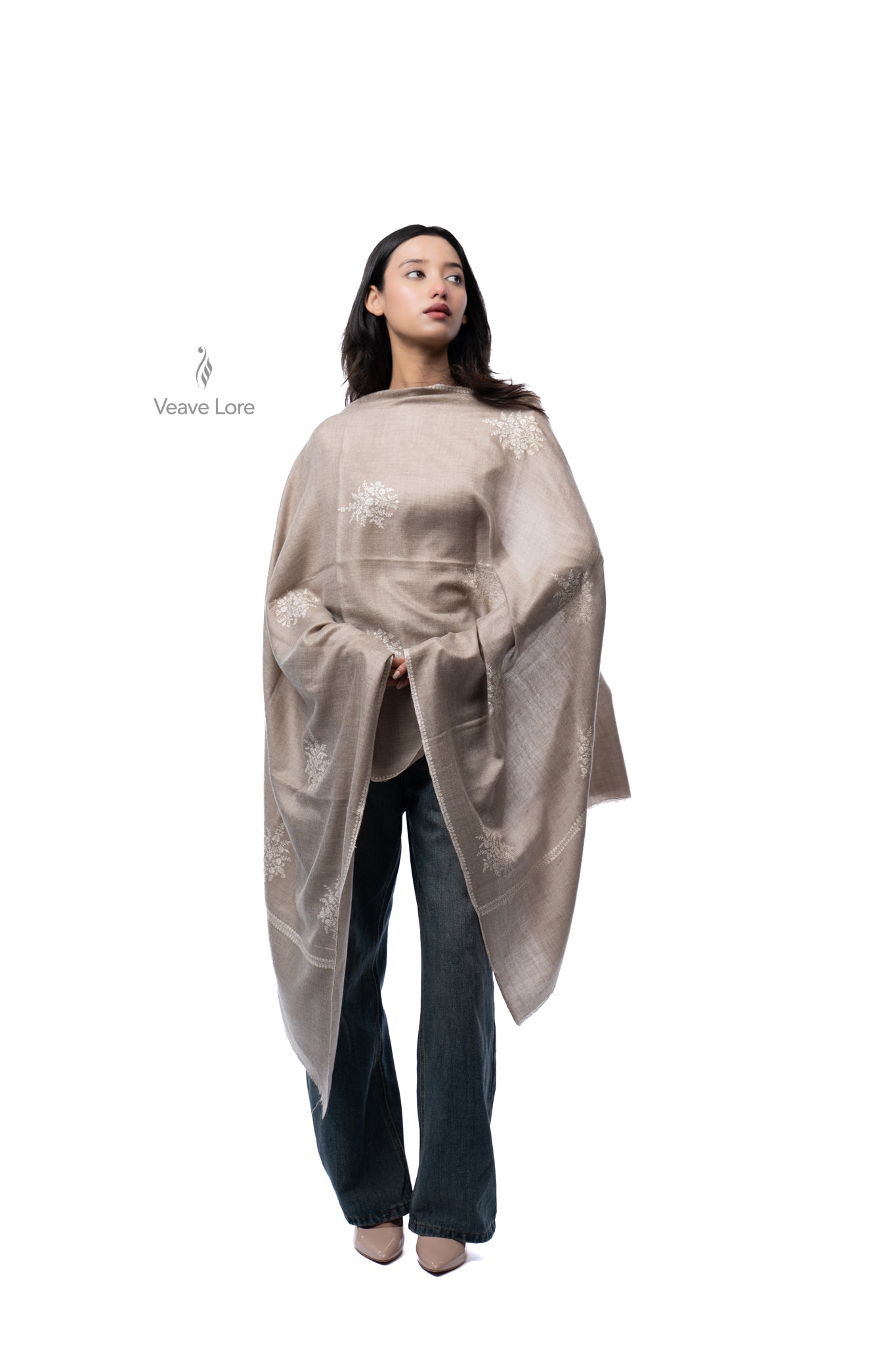 Almond Sprig Pashmina Stole