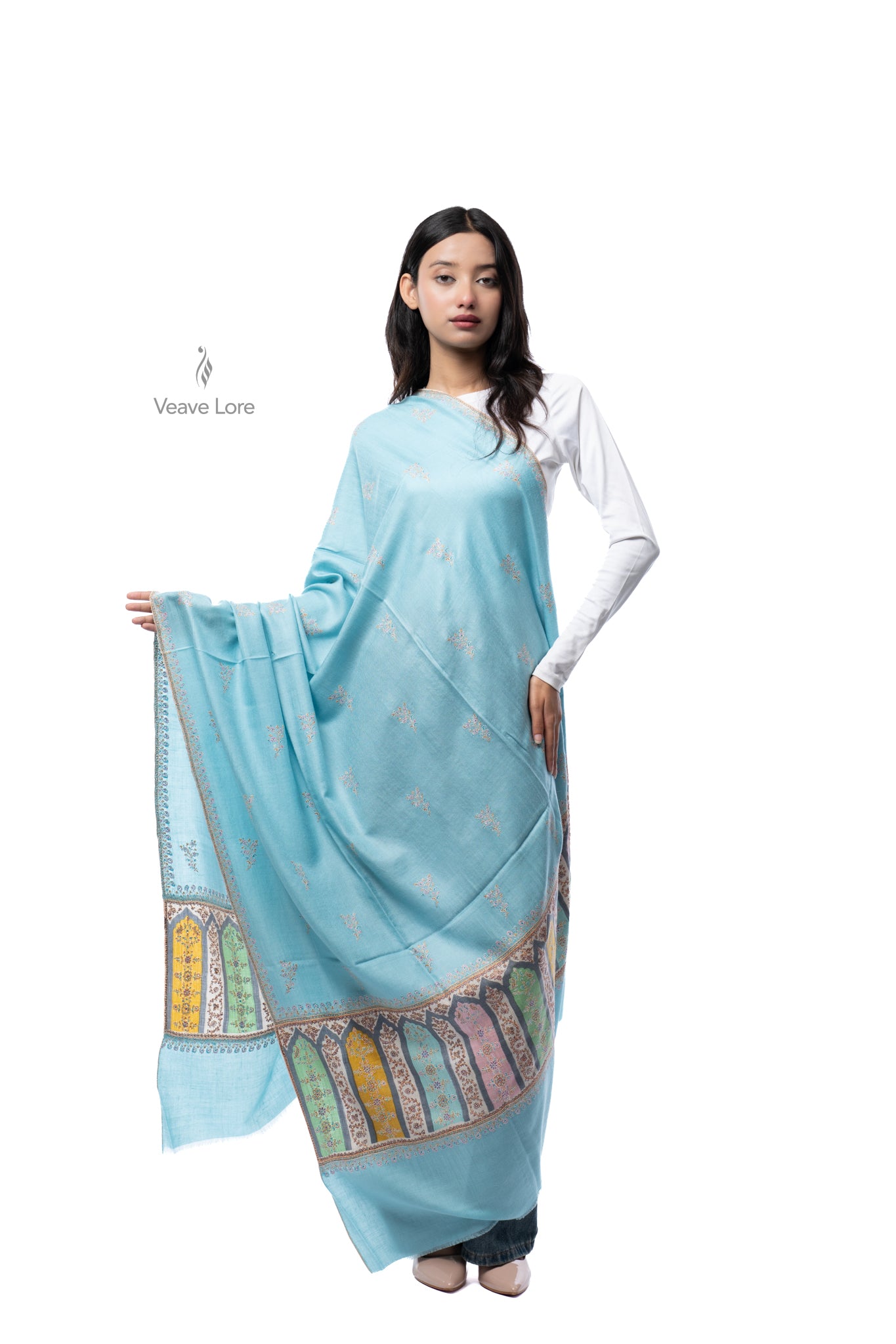 Aabi Arcade Pashmina Shawl
