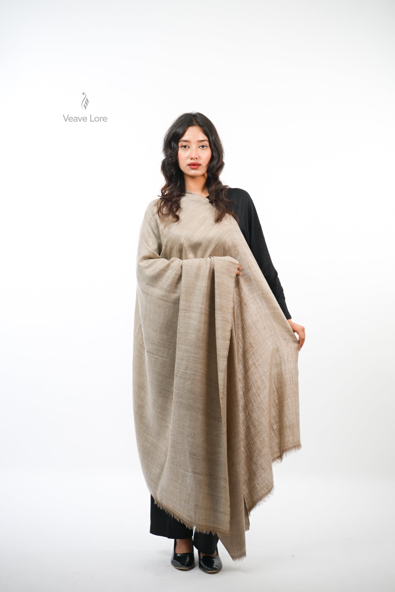 Saadgi Oat Pashmina Shawl