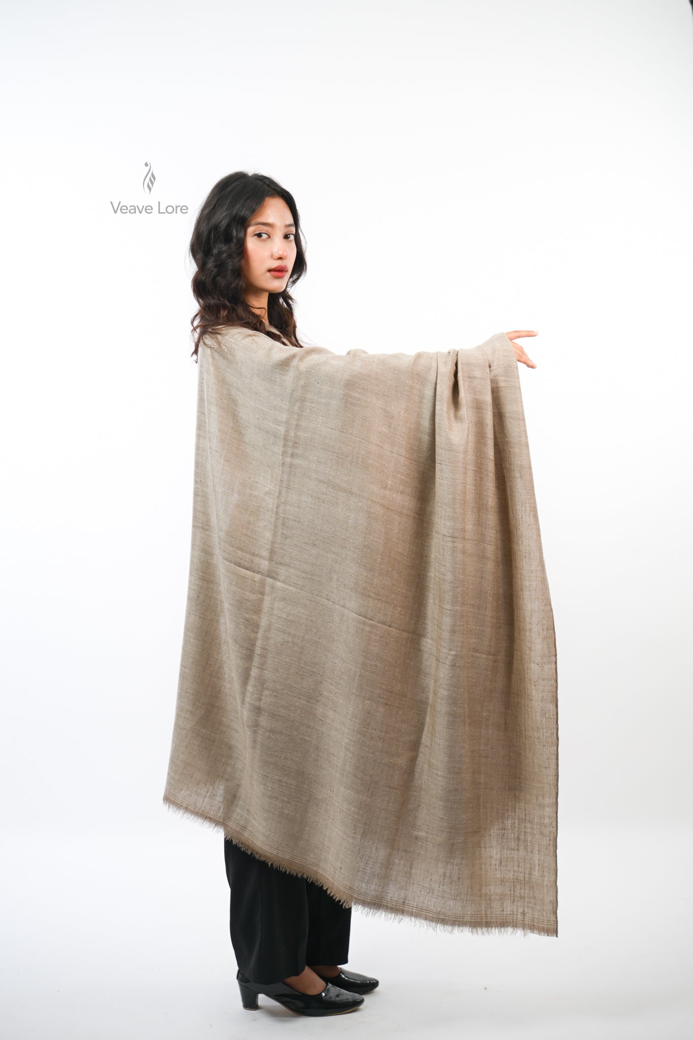 Saadgi Oat Pashmina Shawl