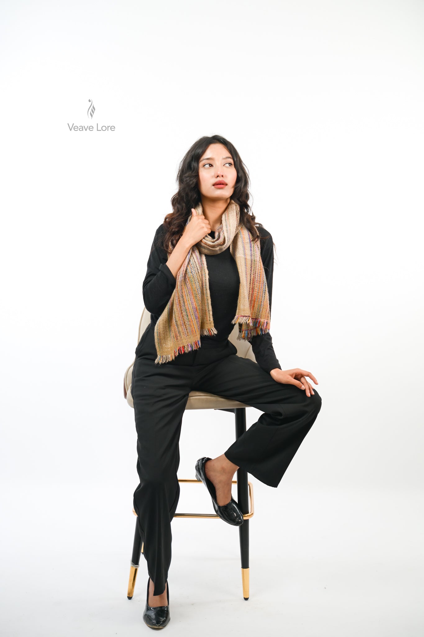 Qafila Confetti Heavy Weight Pashmina Muffler