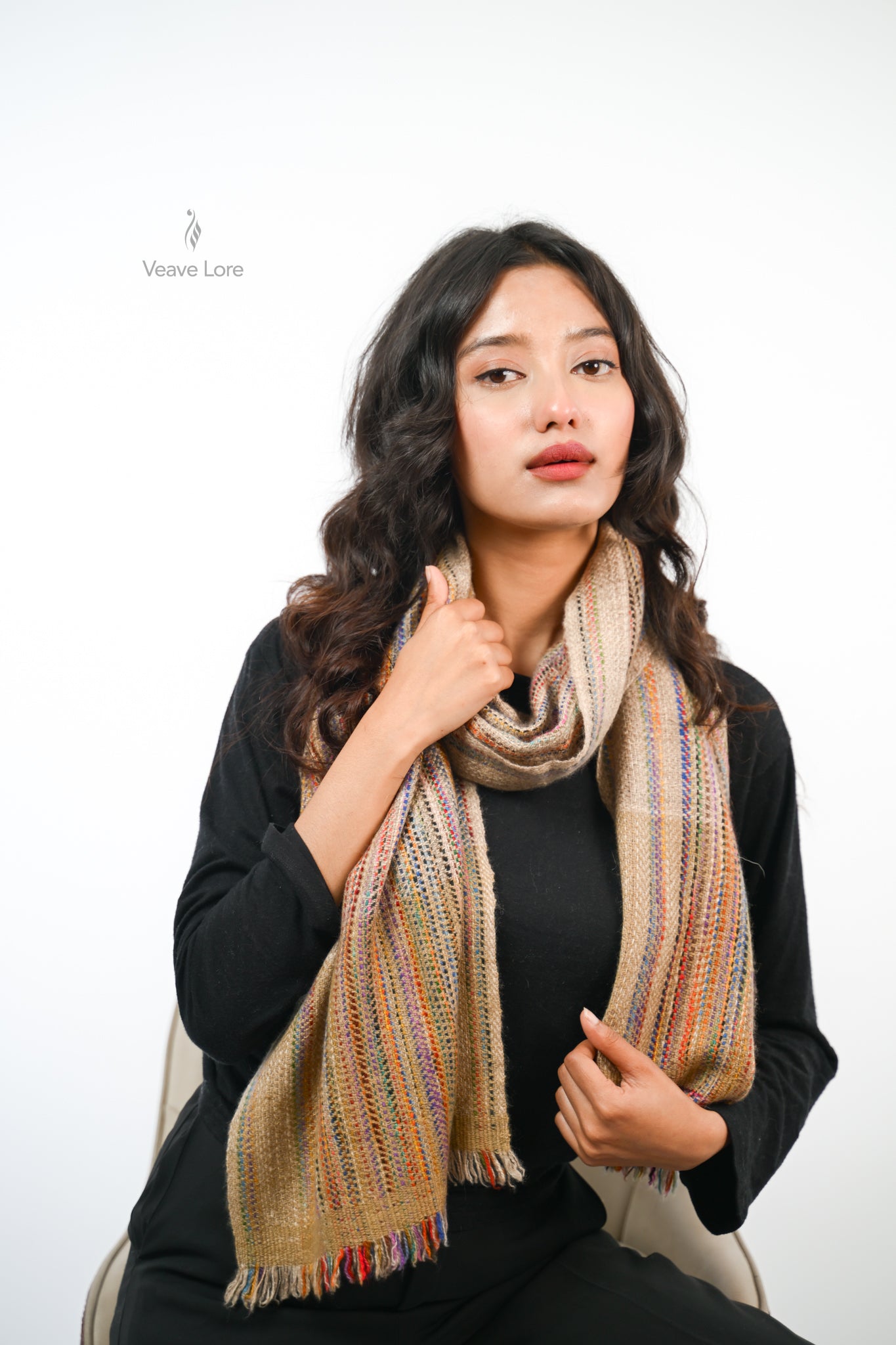 Qafila Confetti Heavy Weight Pashmina Muffler