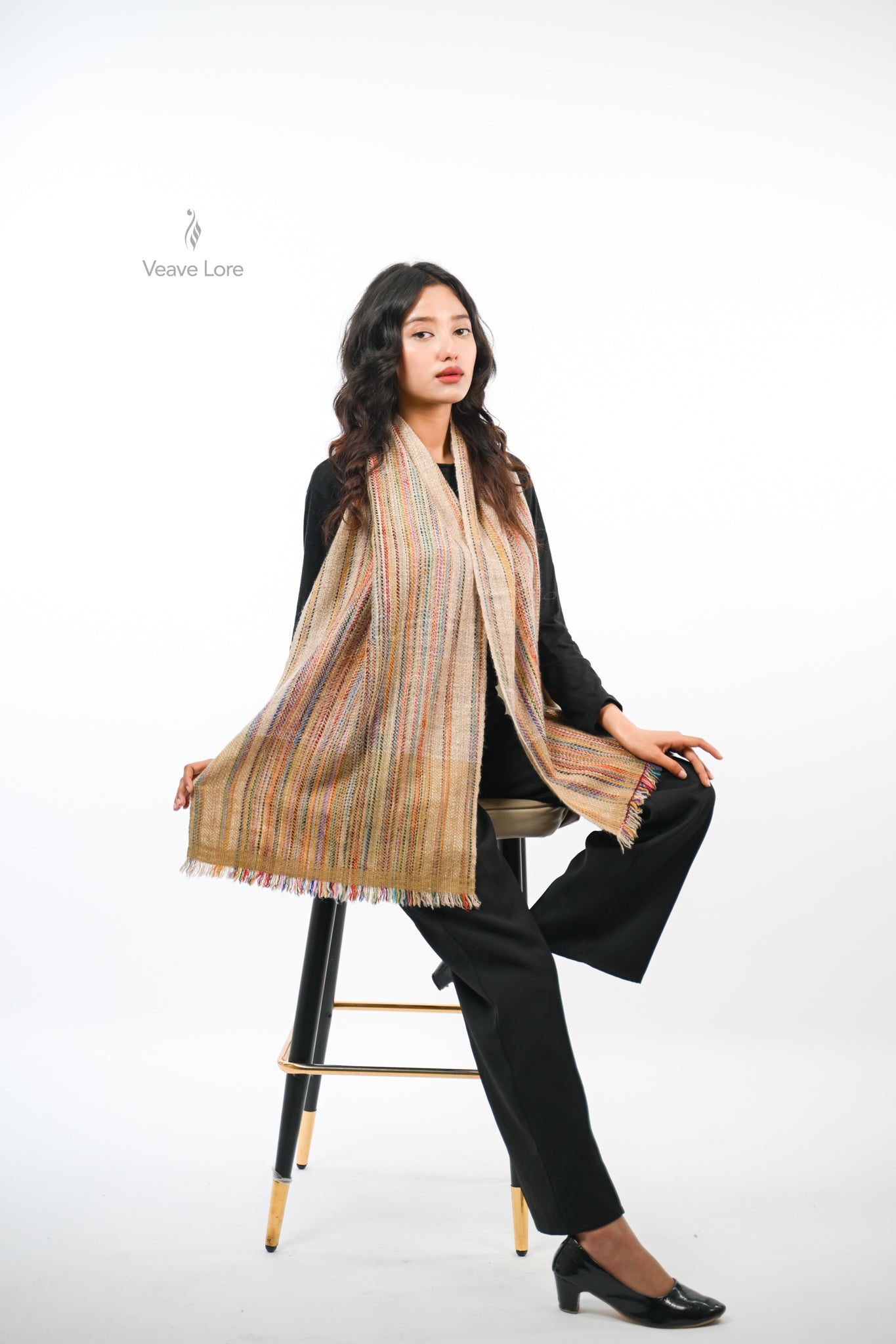 Qafila Confetti Heavy Weight Pashmina Muffler
