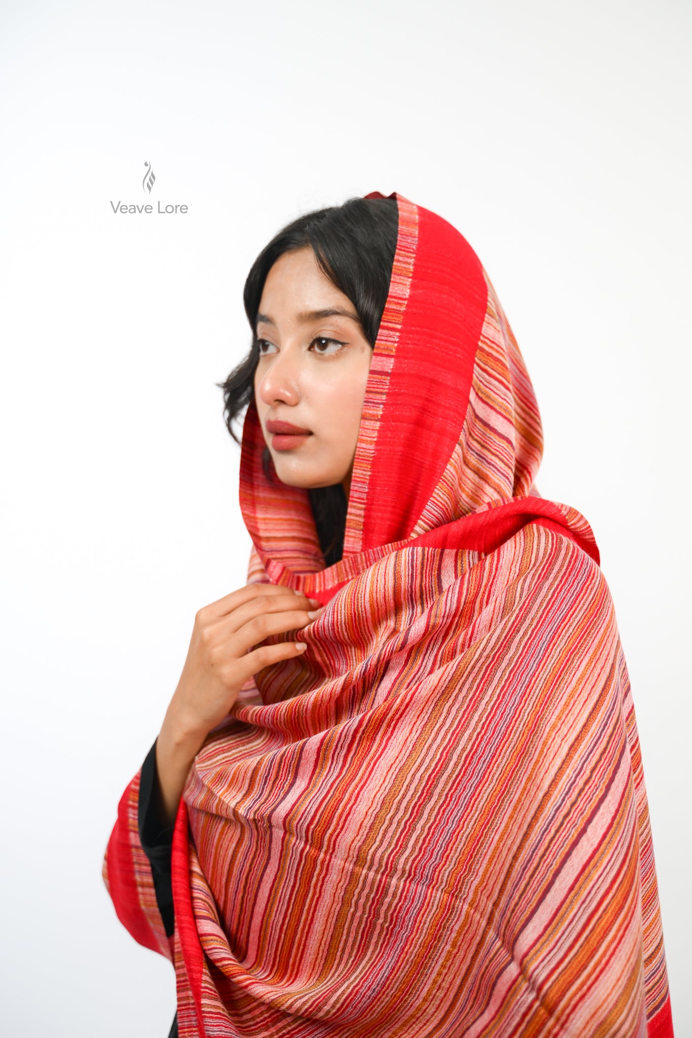 Cipher Stripe Reversible Stole
