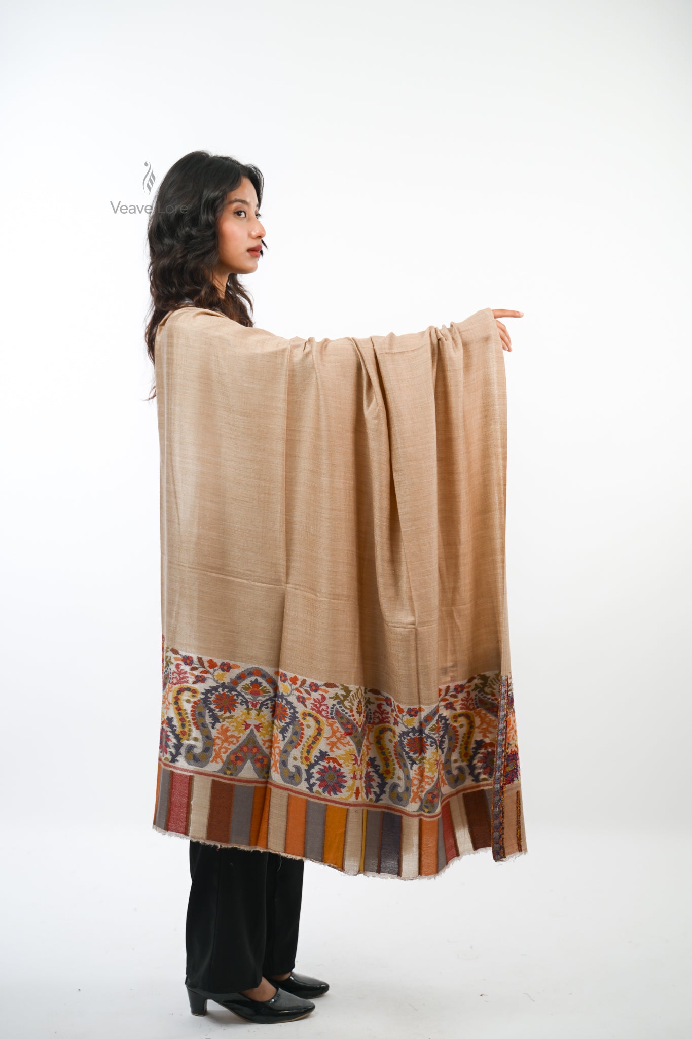 Zard Kani Palledar Shawl