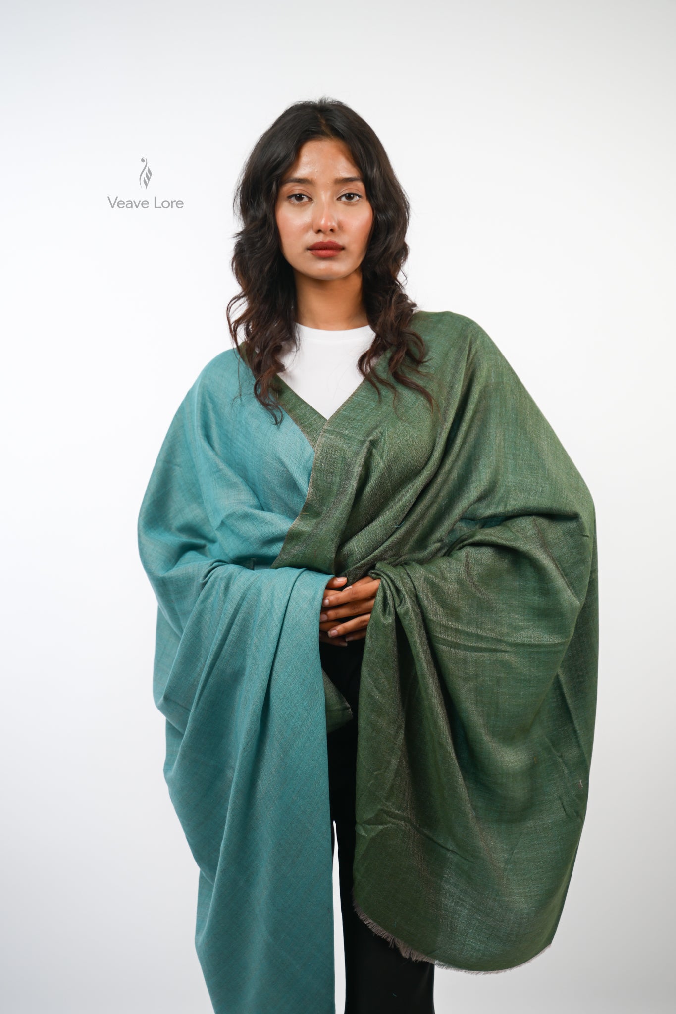 Aab Reversible Fine Wool Shawl