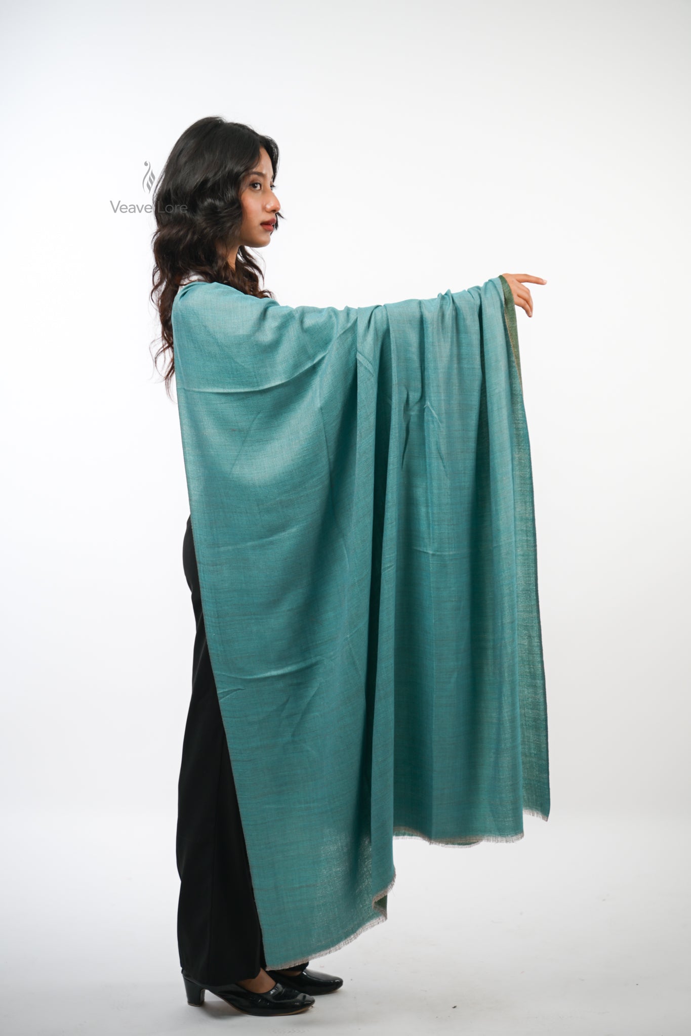 Aab Reversible Fine Wool Shawl