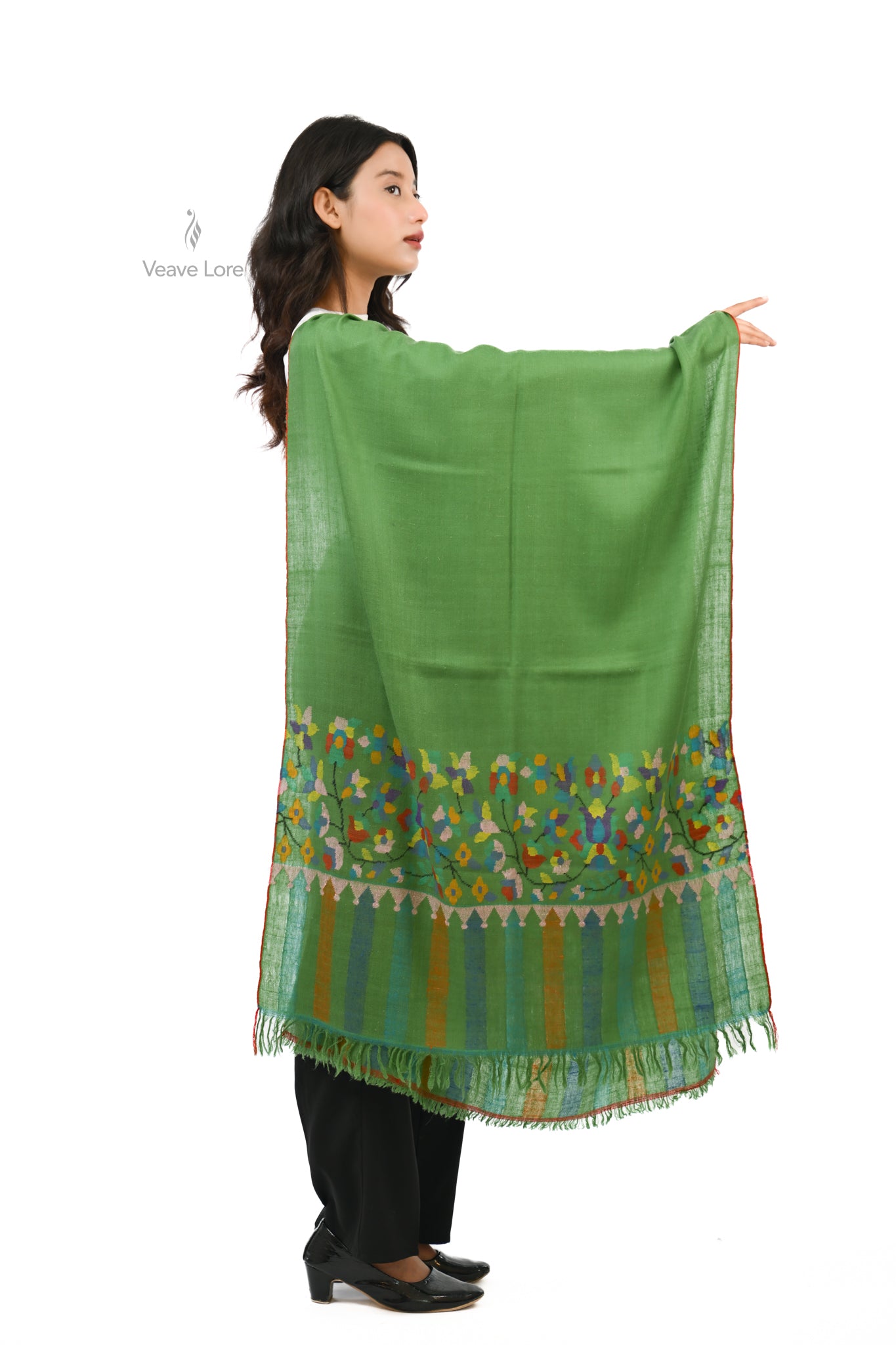 Zumurrud Emerald Pashmina Shawl