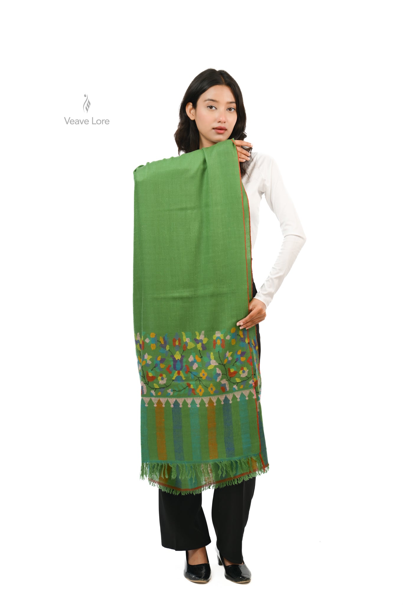 Zumurrud Emerald Pashmina Shawl