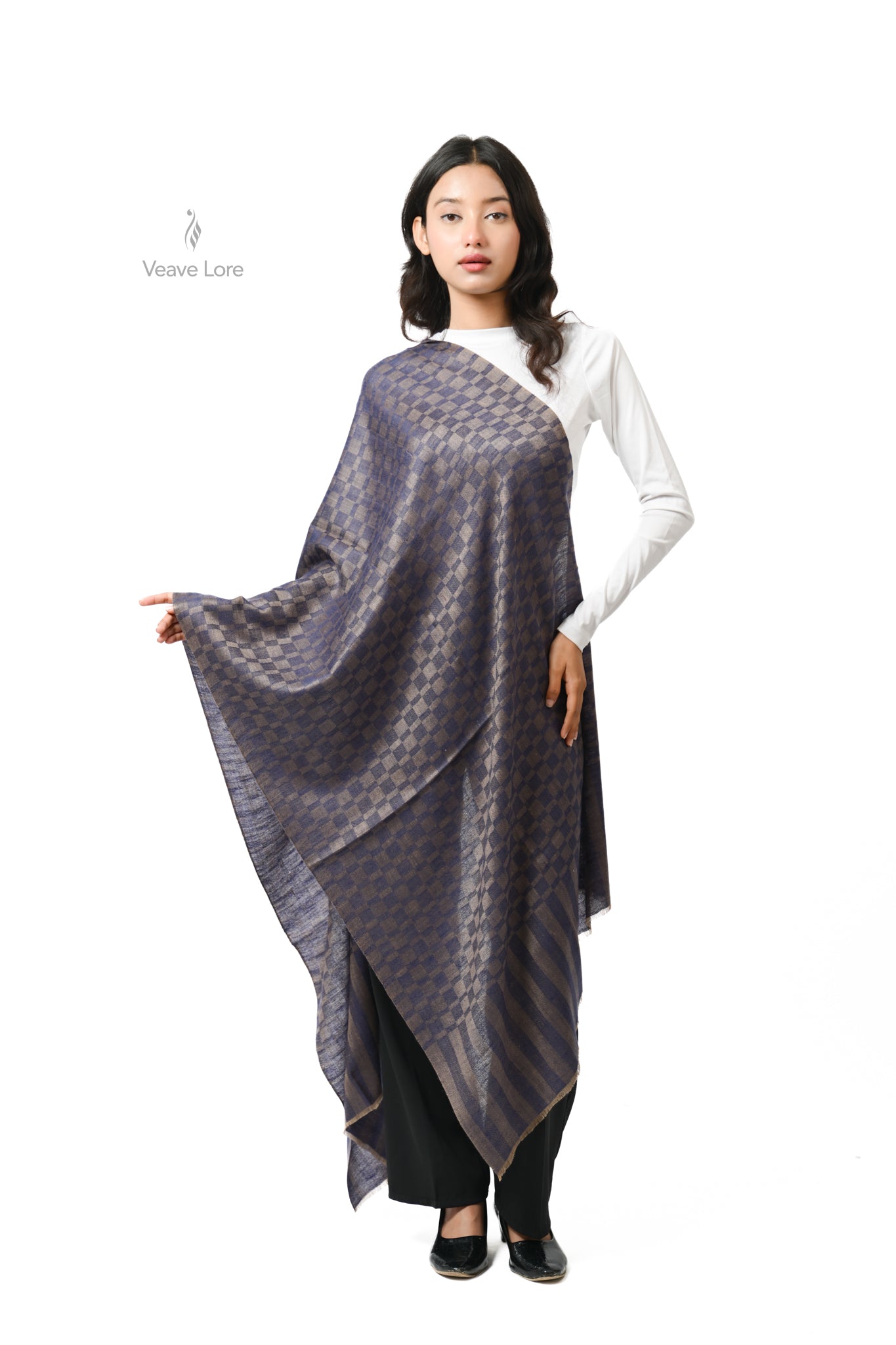 Raat Ink Pashmina Stole