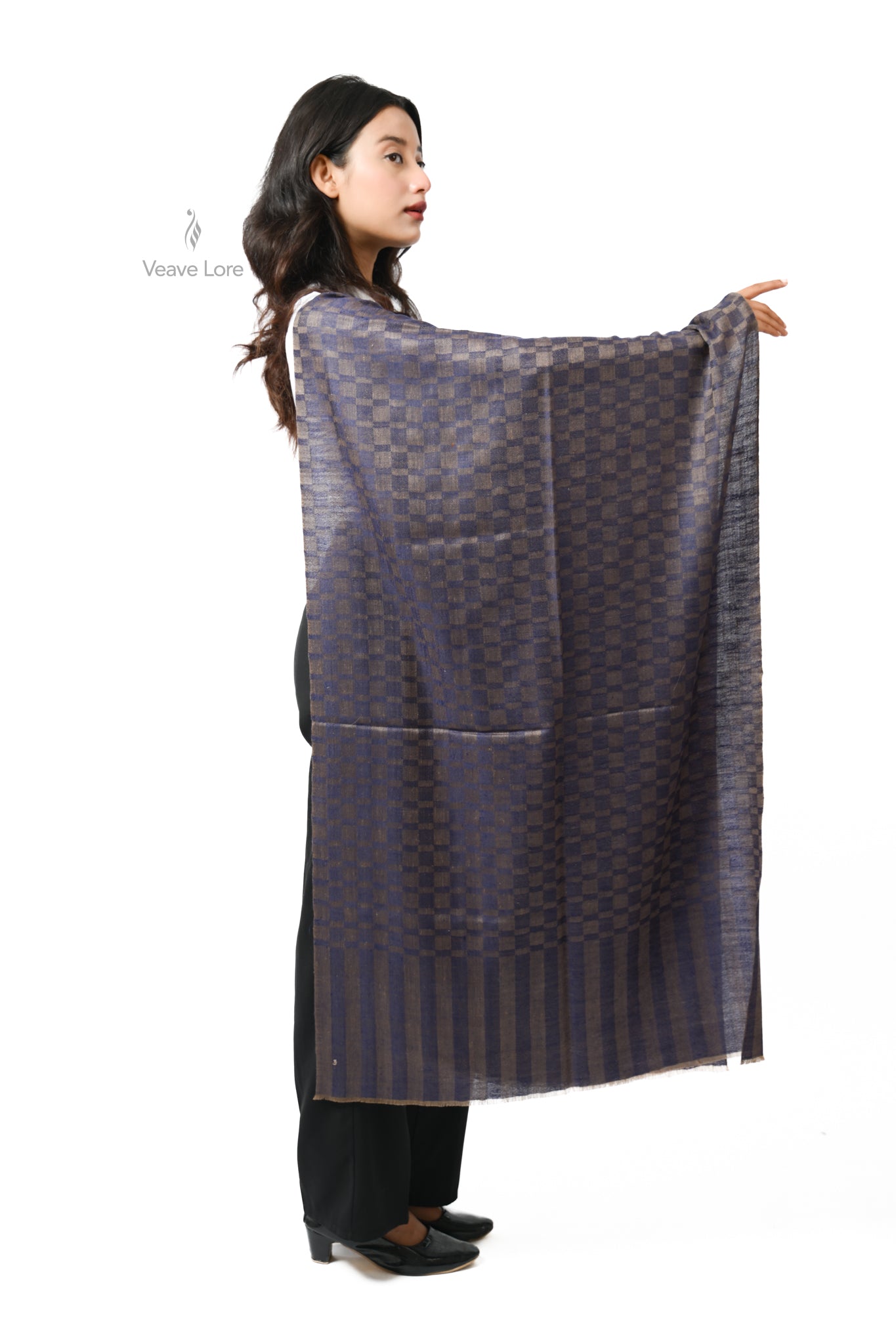 Raat Ink Pashmina Stole