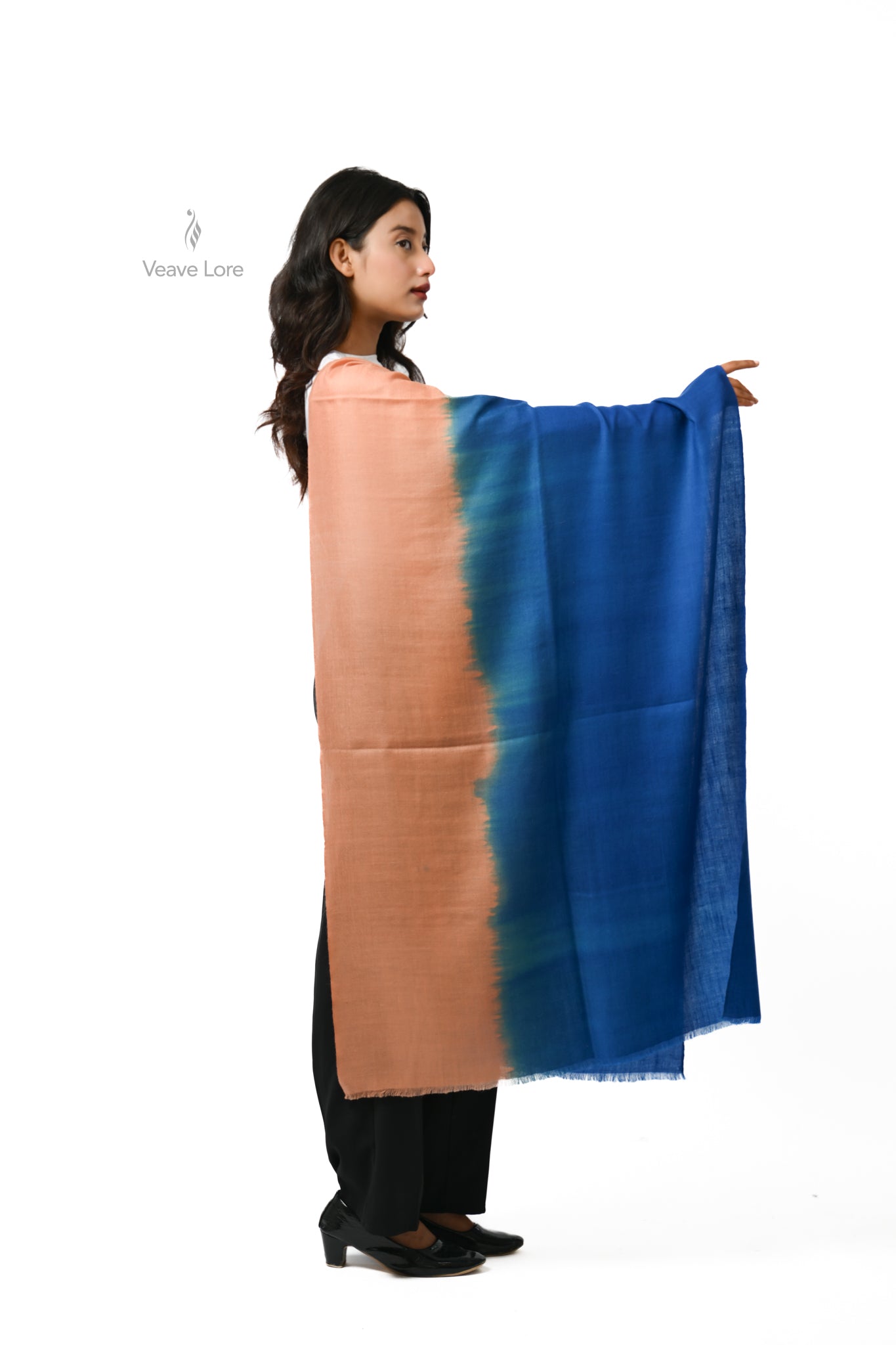 Sahil Pashmina Stole, The Coral Shore