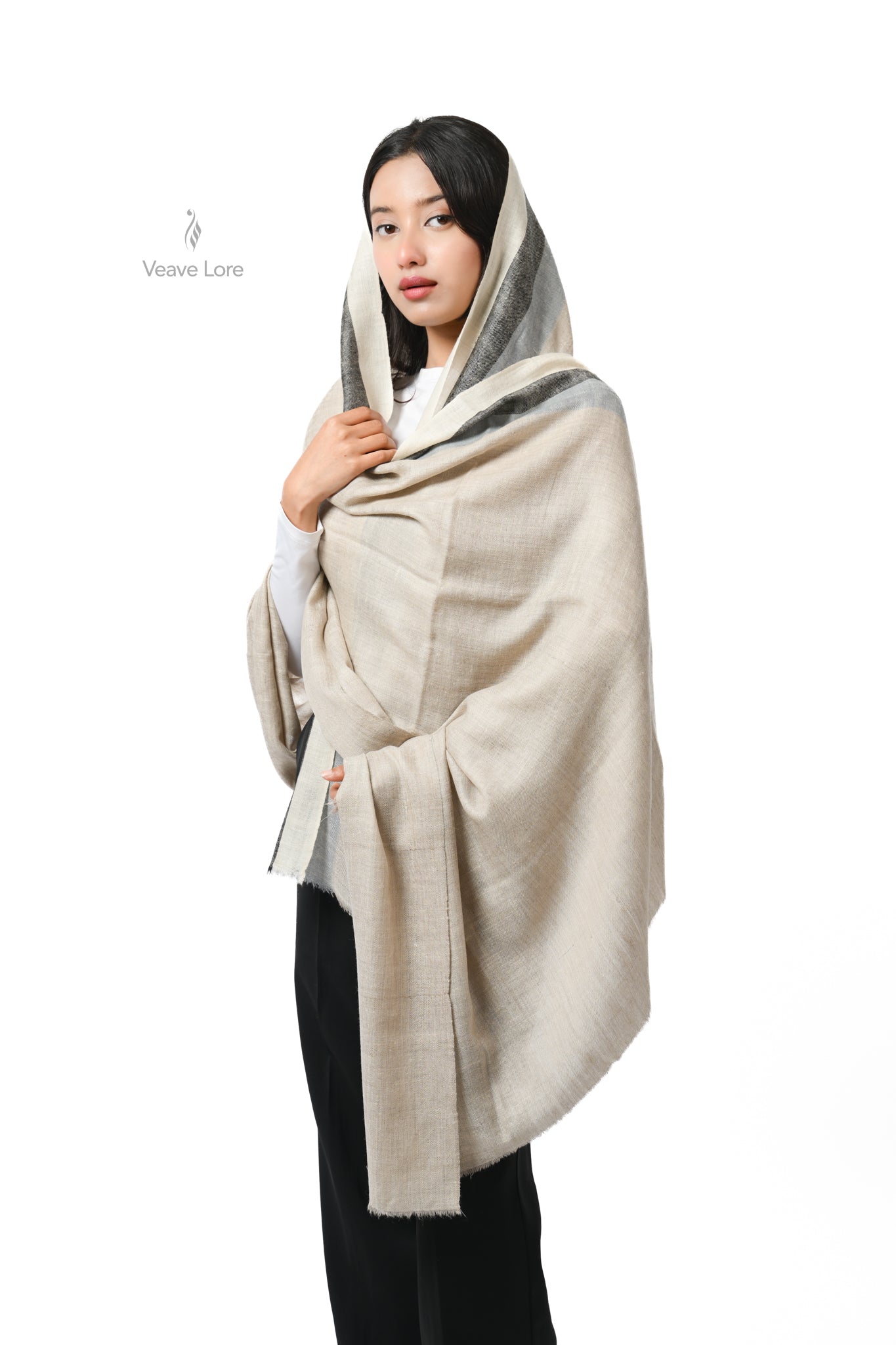 Khamoshi Marble Pashmina Shawl