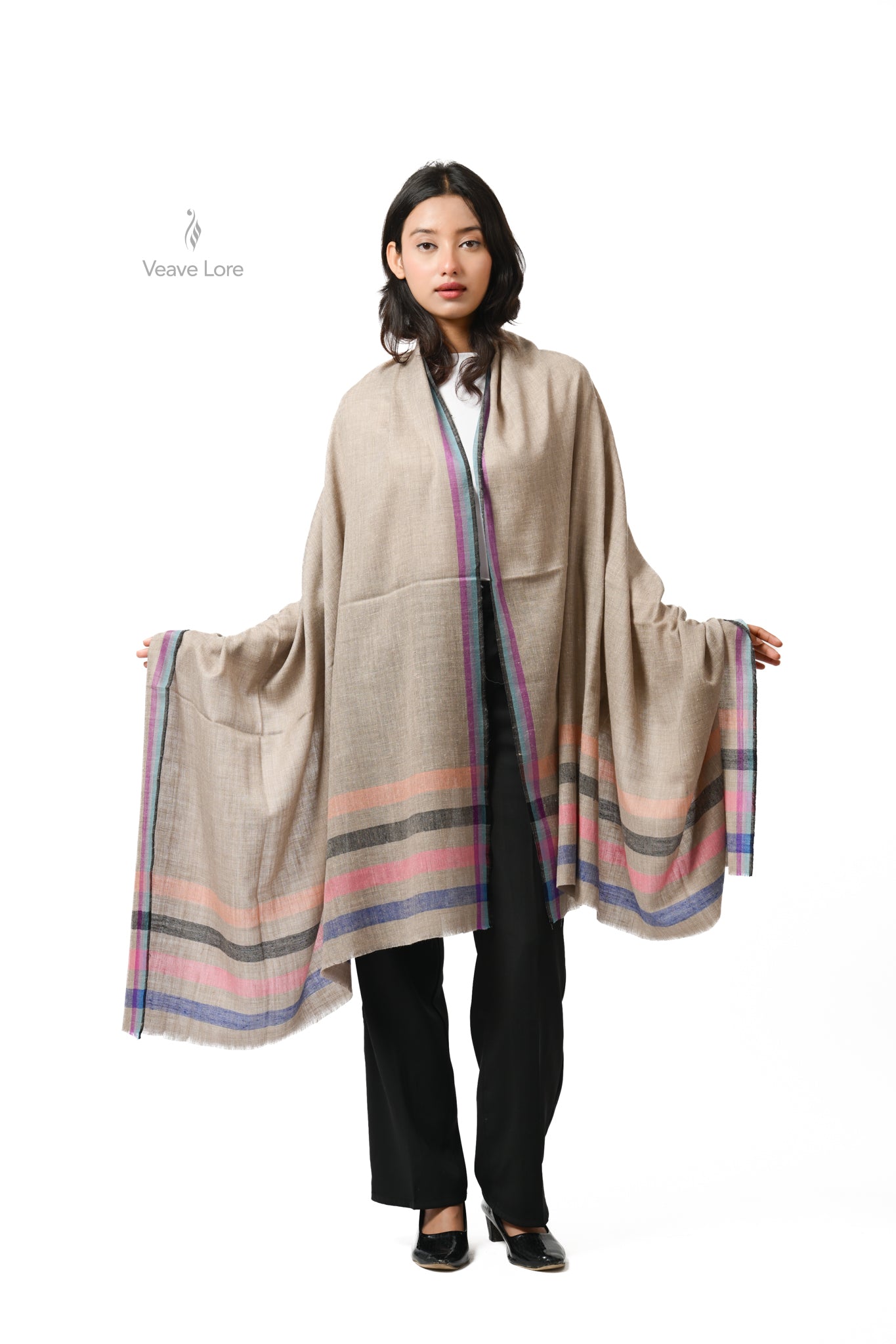 Nazuk Aurora Pashmina Shawl