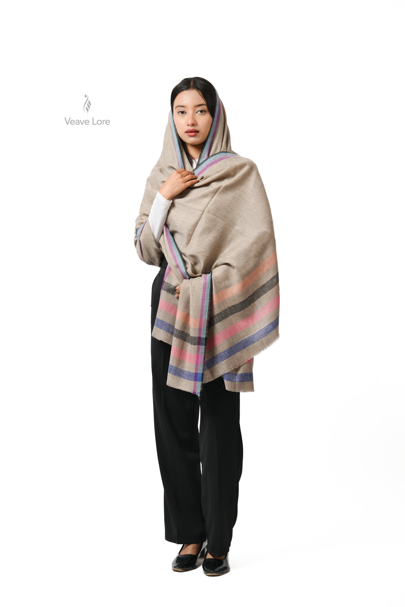 Nazuk Aurora Pashmina Shawl
