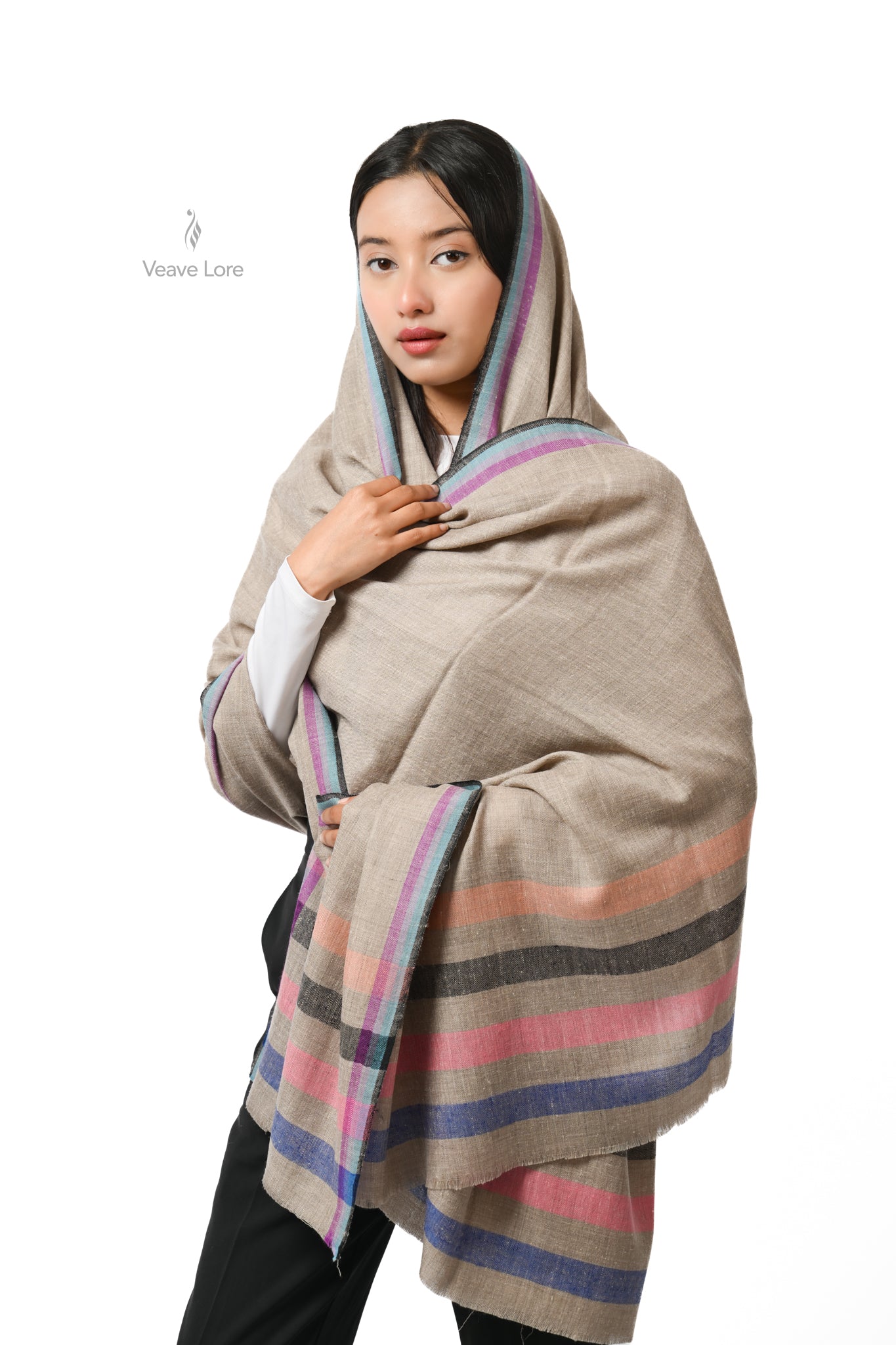 Nazuk Aurora Pashmina Shawl