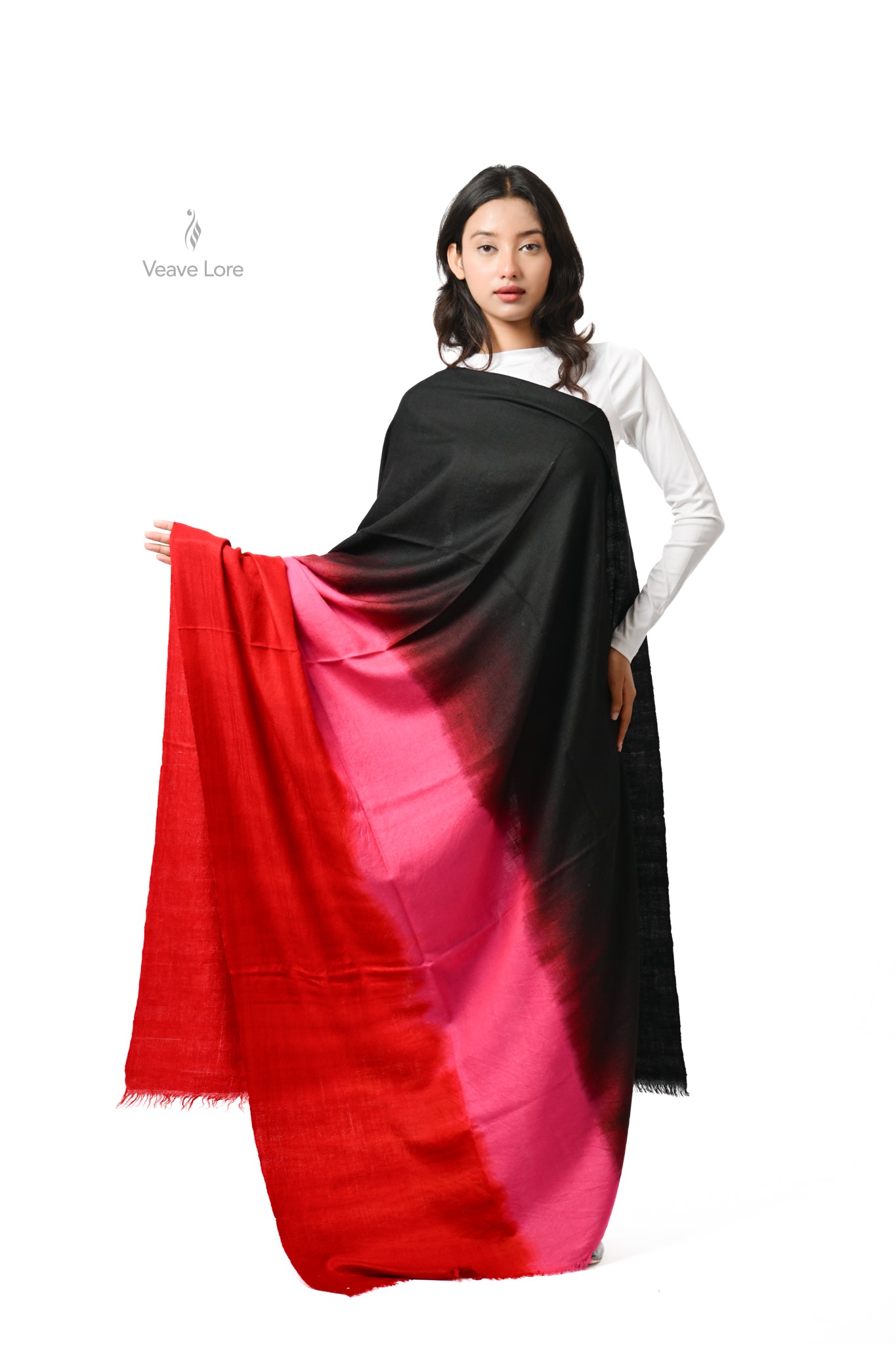Shola Ebony Pashmina Shawl